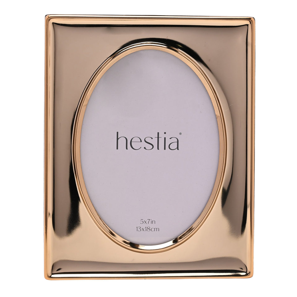 Hestia Gold Tone Steel Photo Frame 5" x 7"