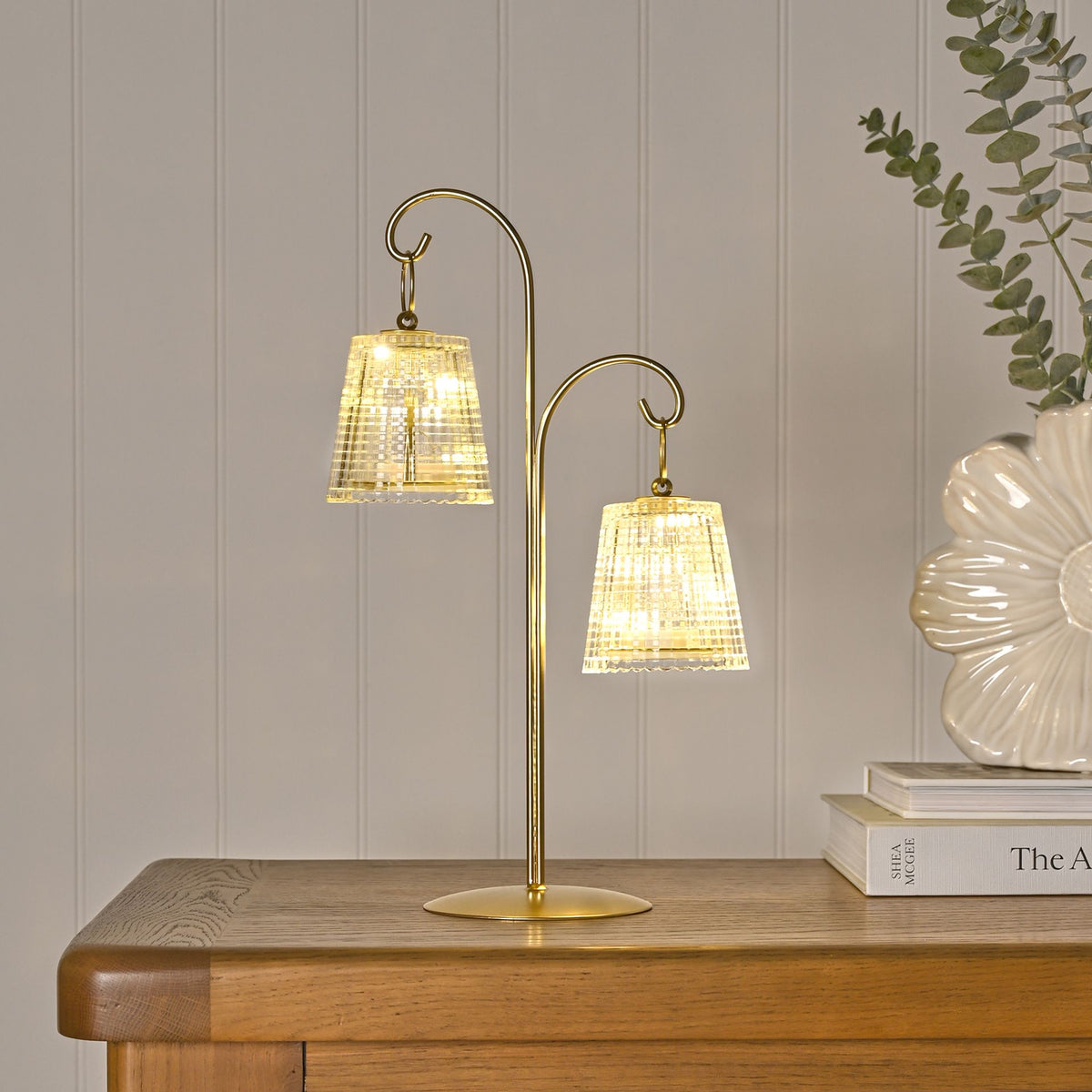Hestia Double LED Table Lamp