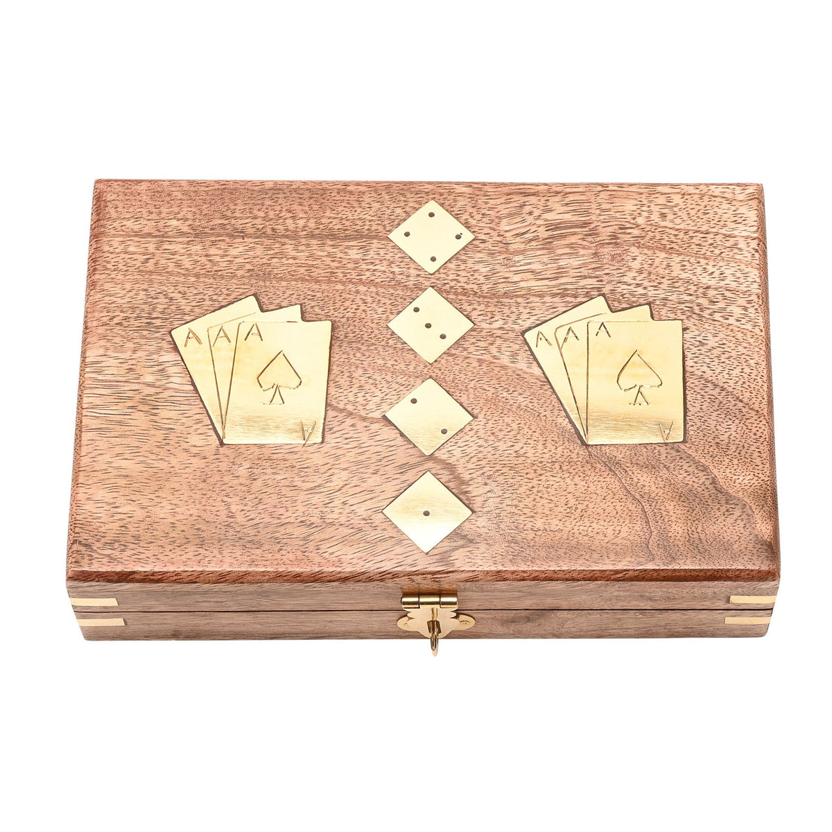 Harvey Makin Wooden Games Set  - Cards with Dice