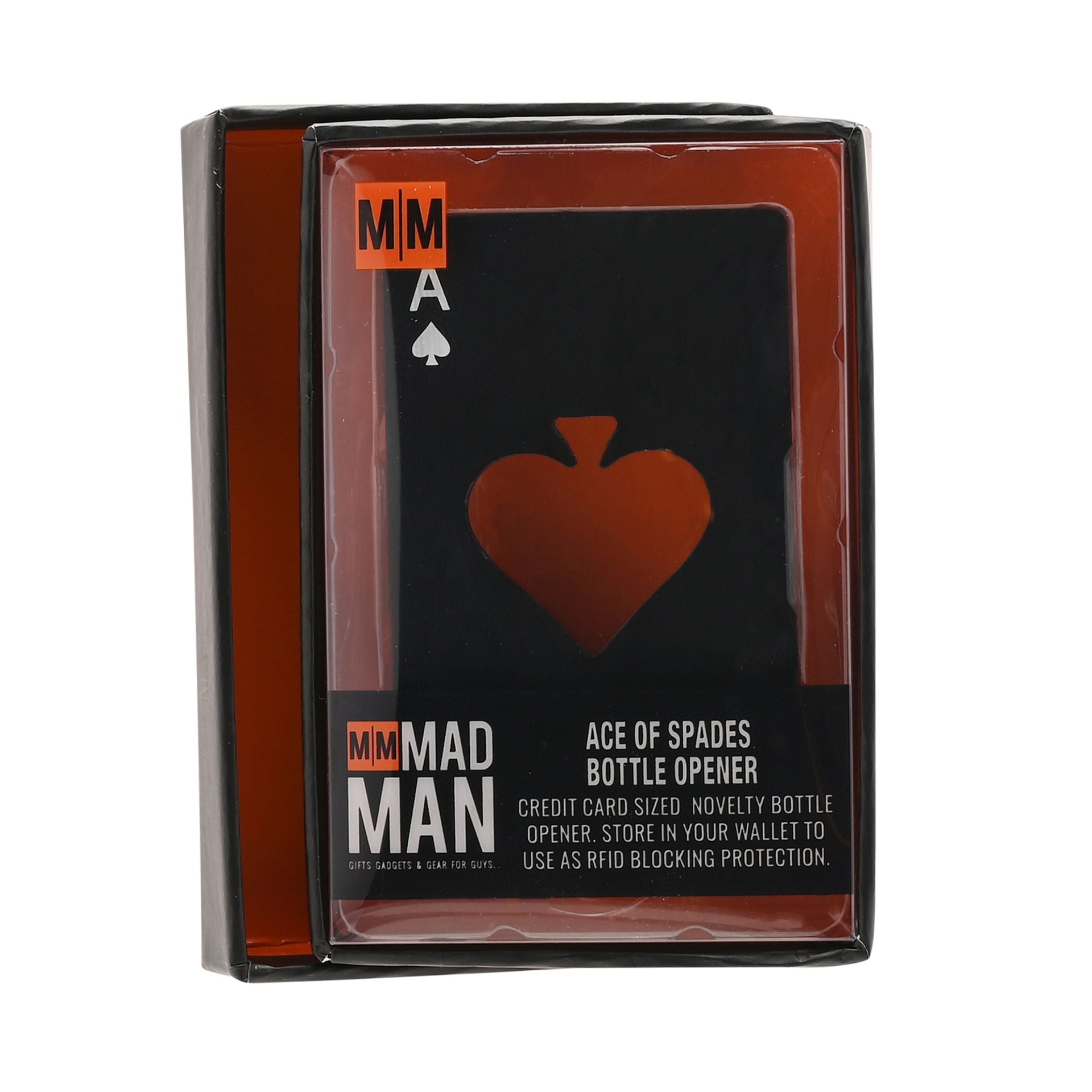 Mad Man Black Ace Bottle Opener