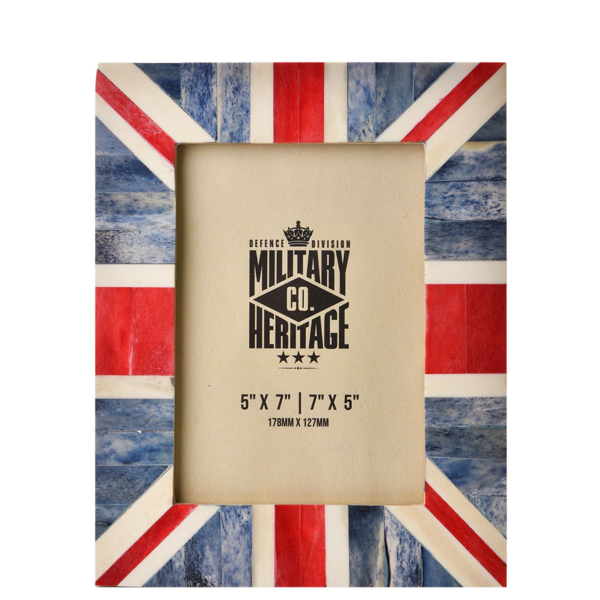 Military Heritage Union Jack Photo Frame 5" x 7"