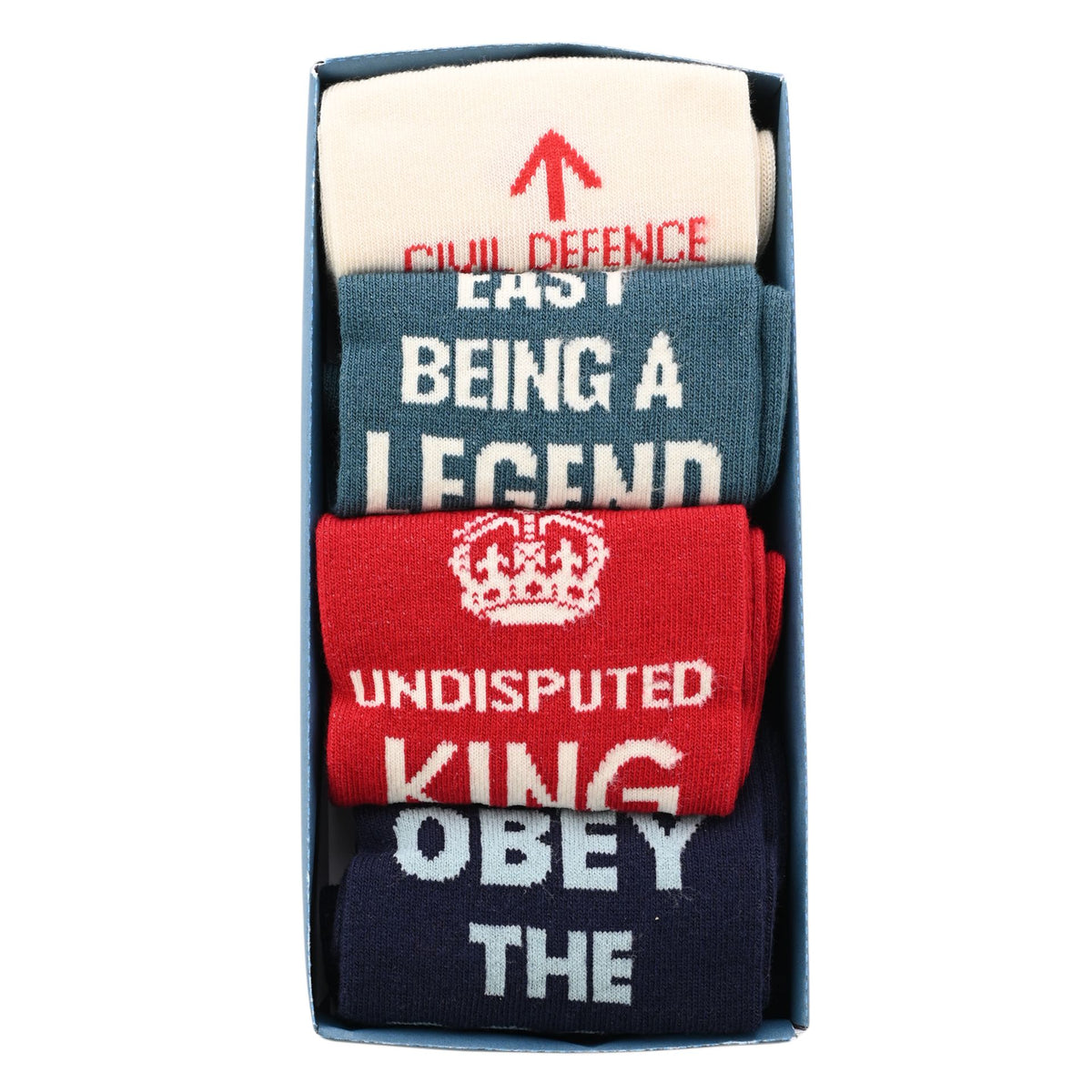 Civil Defence Men's Socks 4pc Gift Set