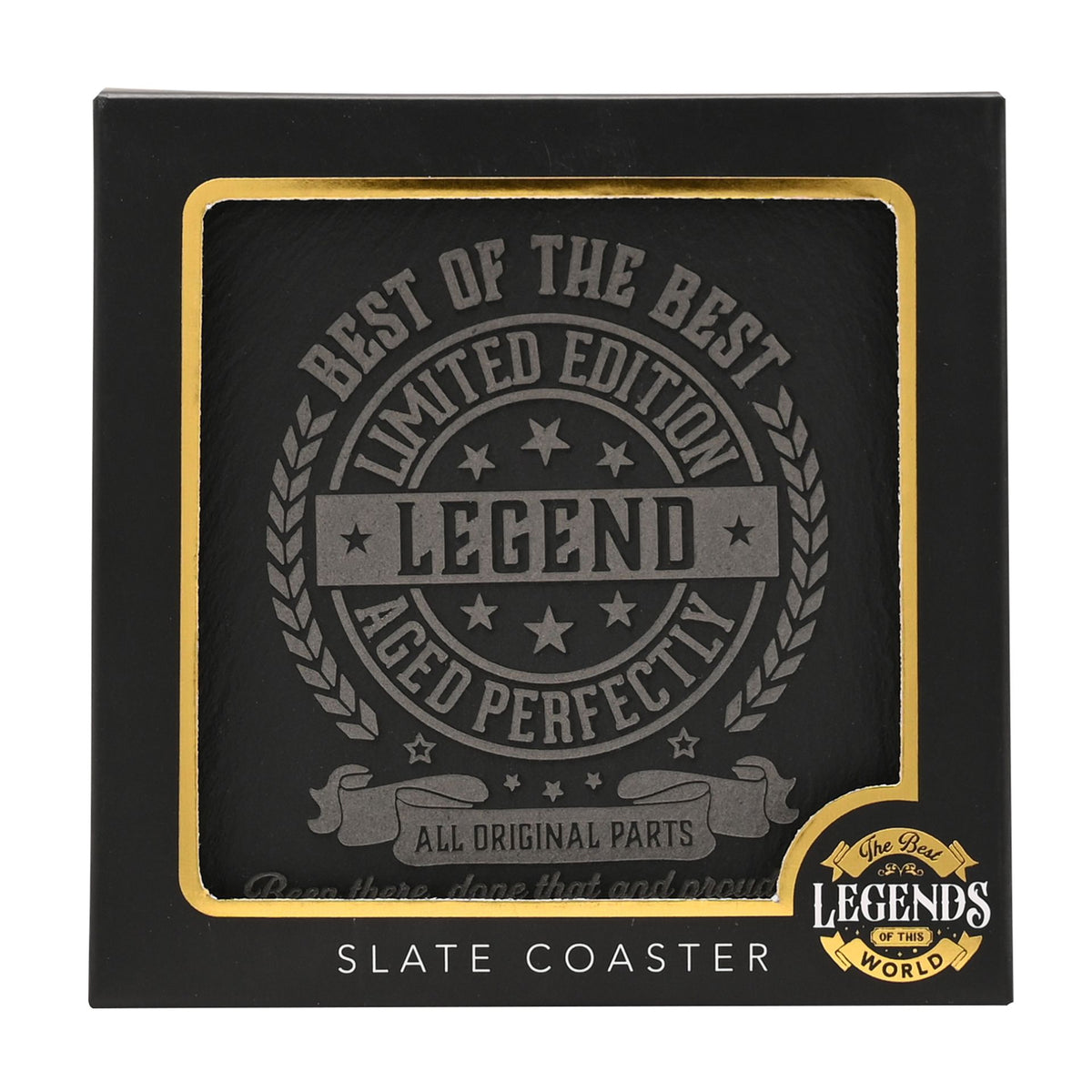 Harvey Makin Legend Slate Coaster - Best