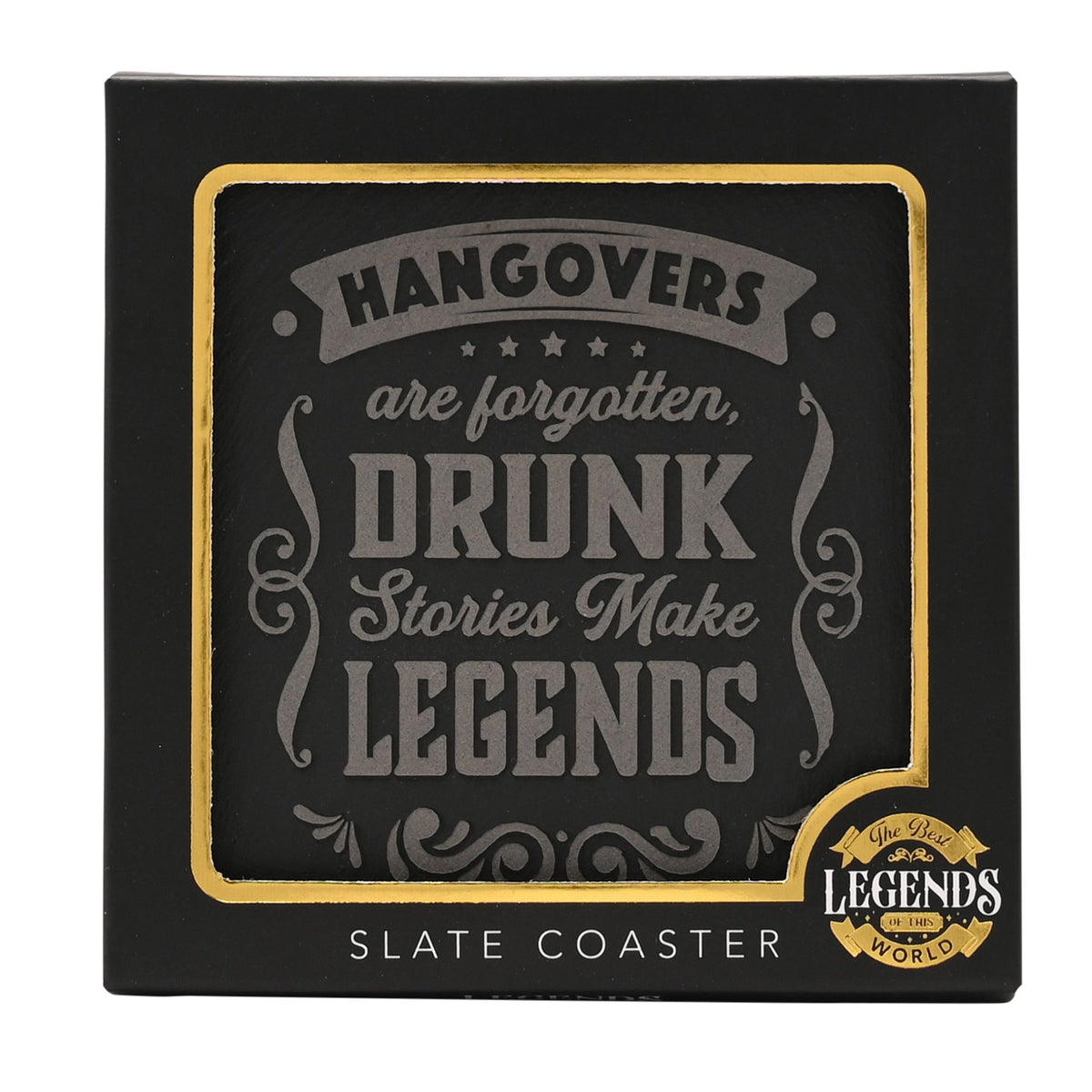 Harvey Makin Legend Slate Coaster - Hangover