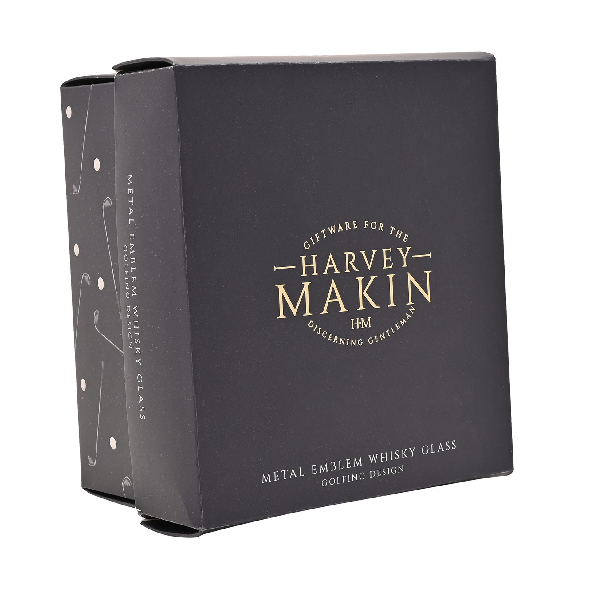 Harvey Makin Whisky Glass - Golf