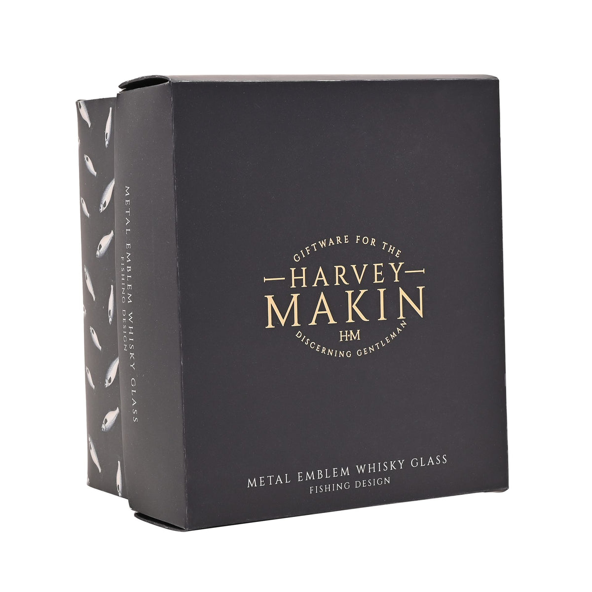 Harvey Makin Whisky Glass - Fishing