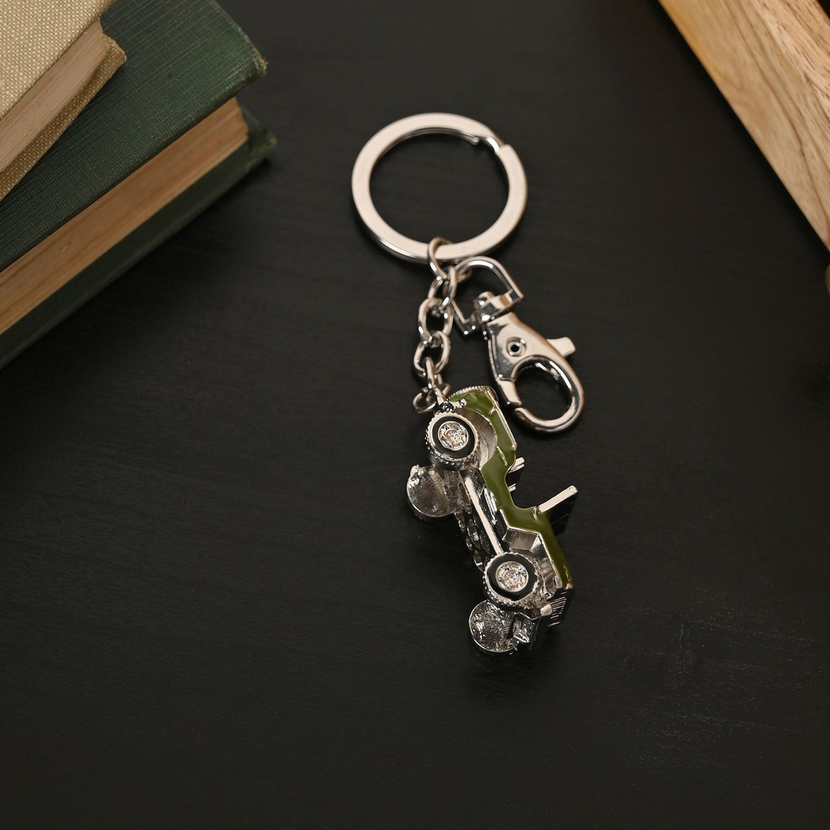 Hobbies By Harvey Keyring - Green 4x4