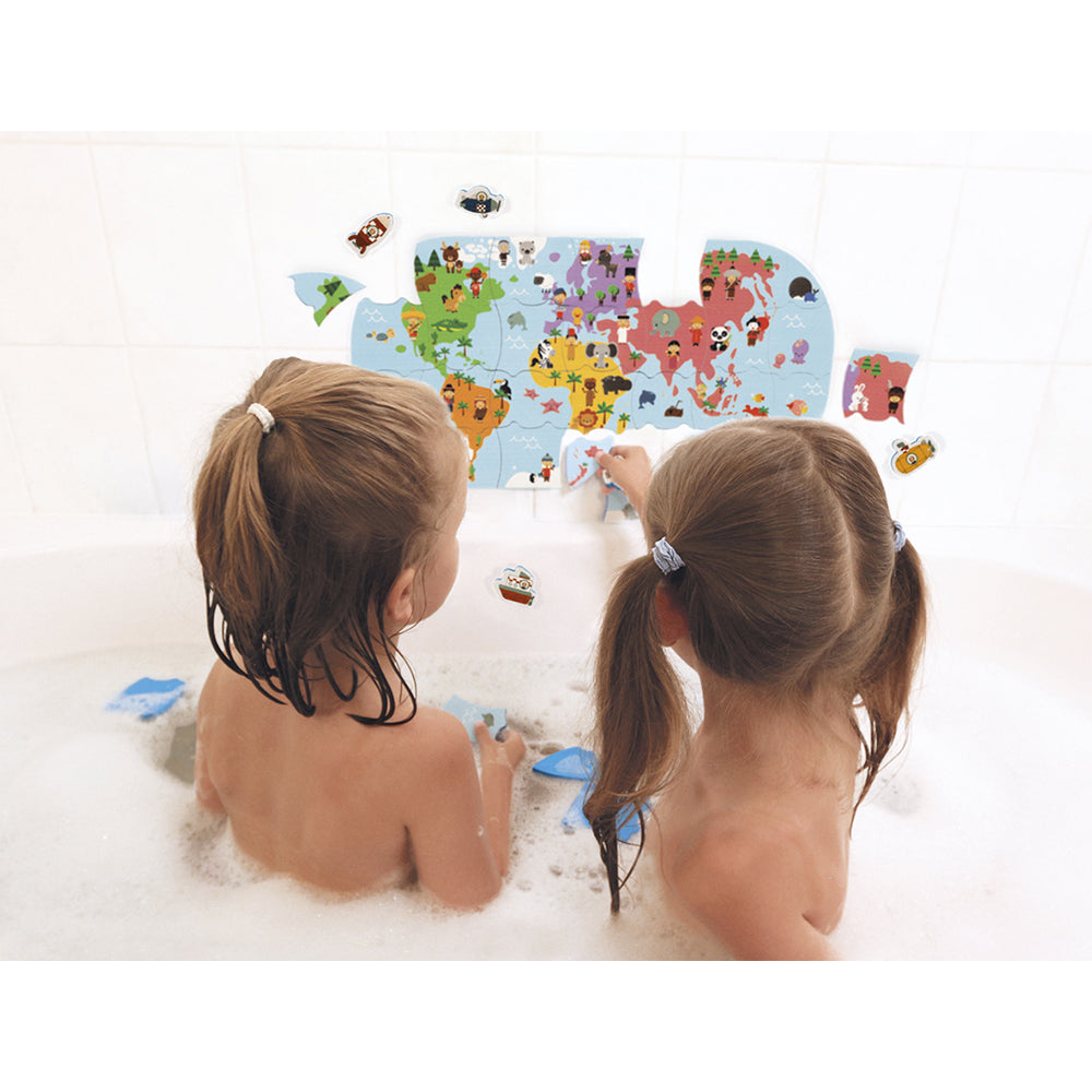 Janod Bath Explorers Map - Bath Toys
