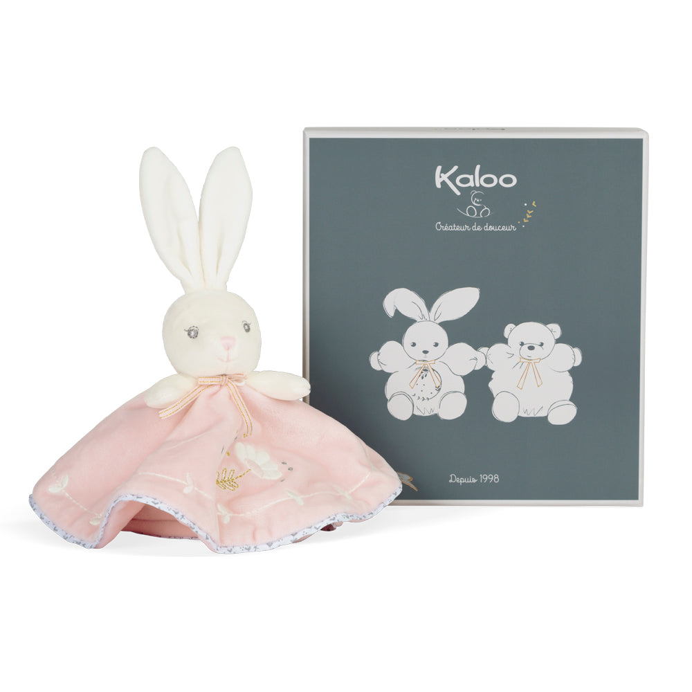 Kaloo Round Doudou Rabbit Pink - Bunny Comforter