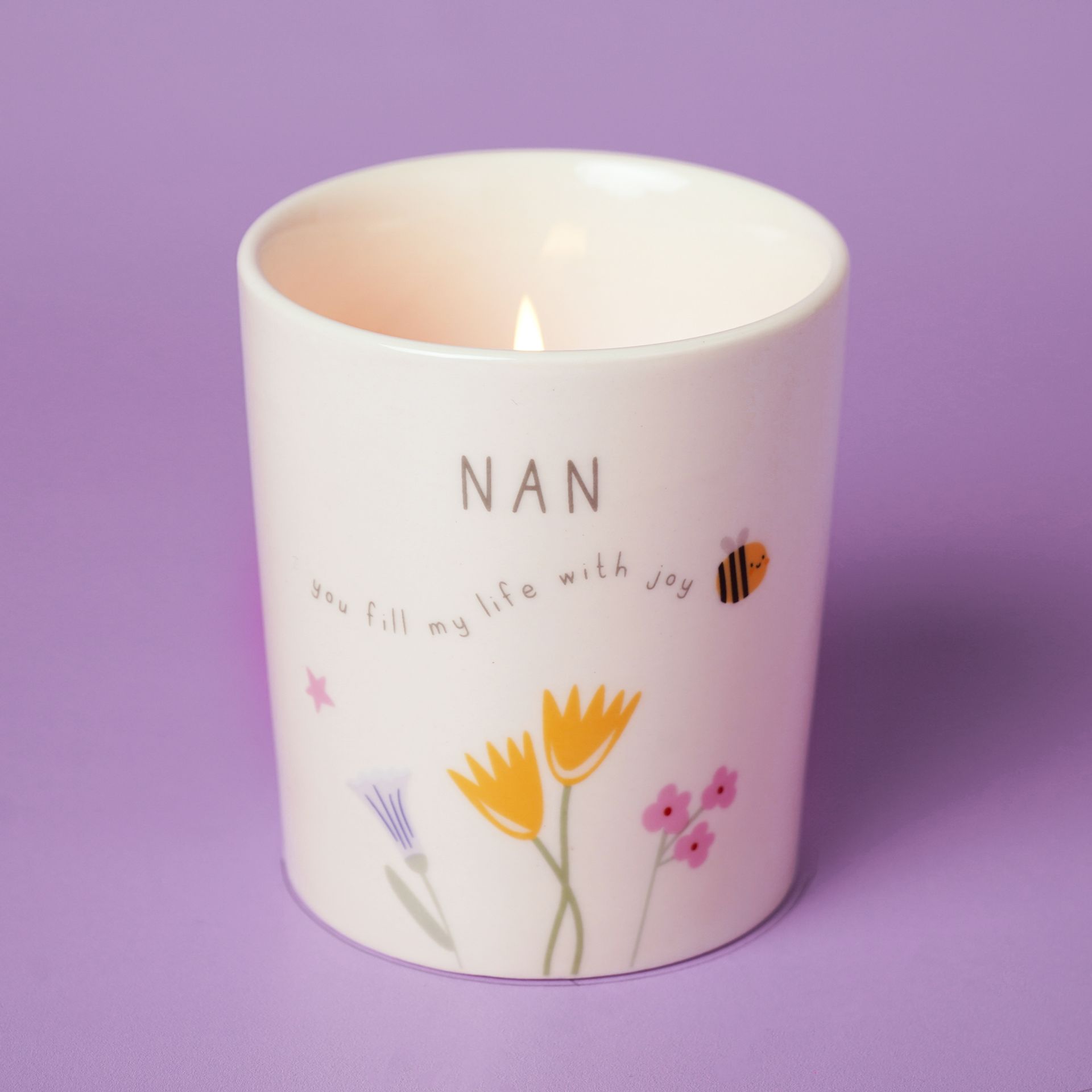 Love Life Ceramic Candle 190g - Nan