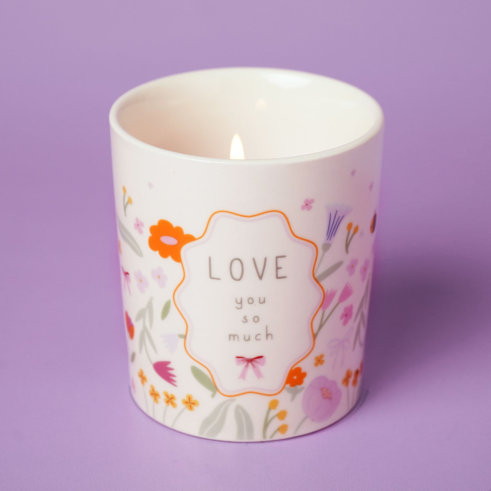 Love Life Ceramic Candle 190g - Love You So Much