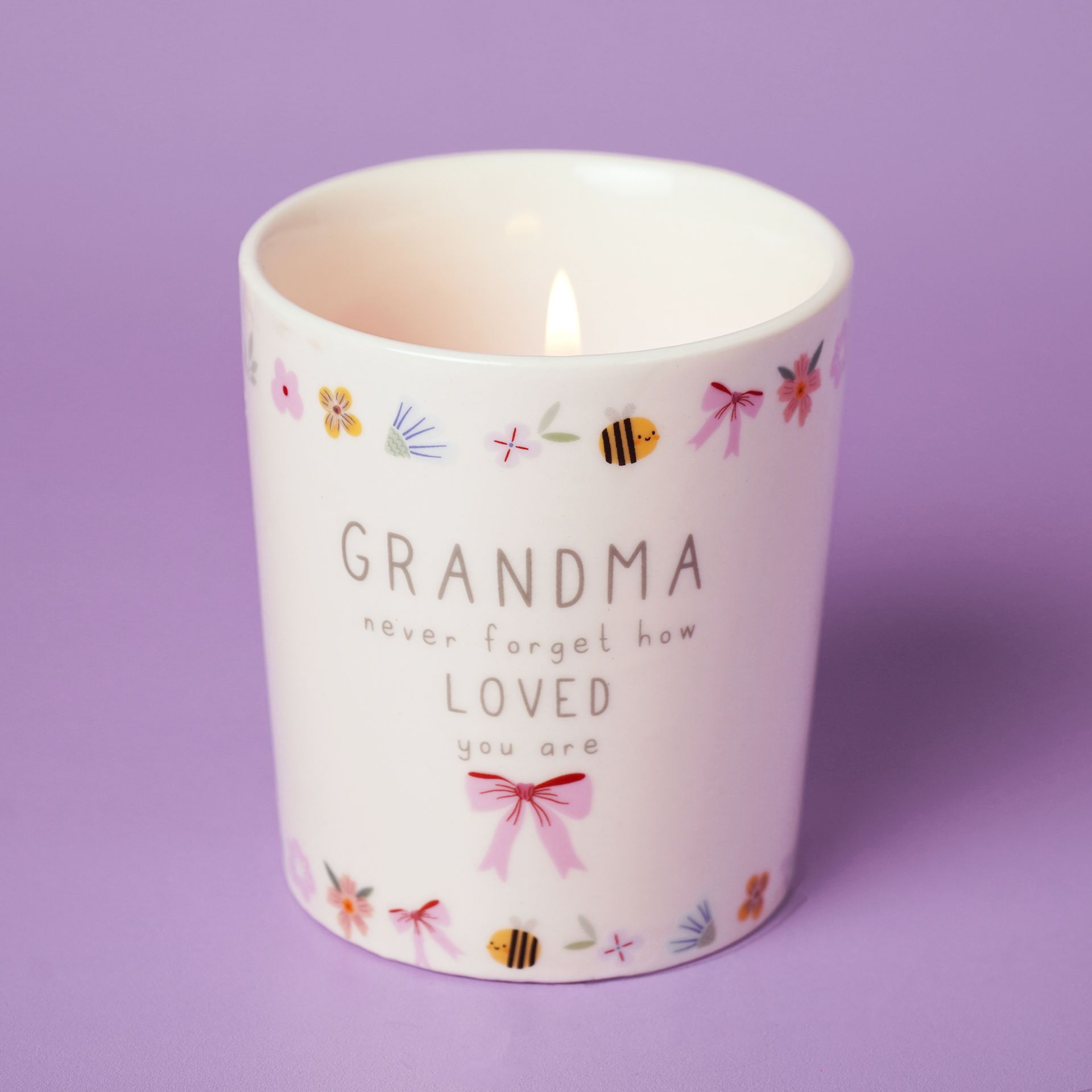 Love Life Ceramic Candle 190g - Grandma