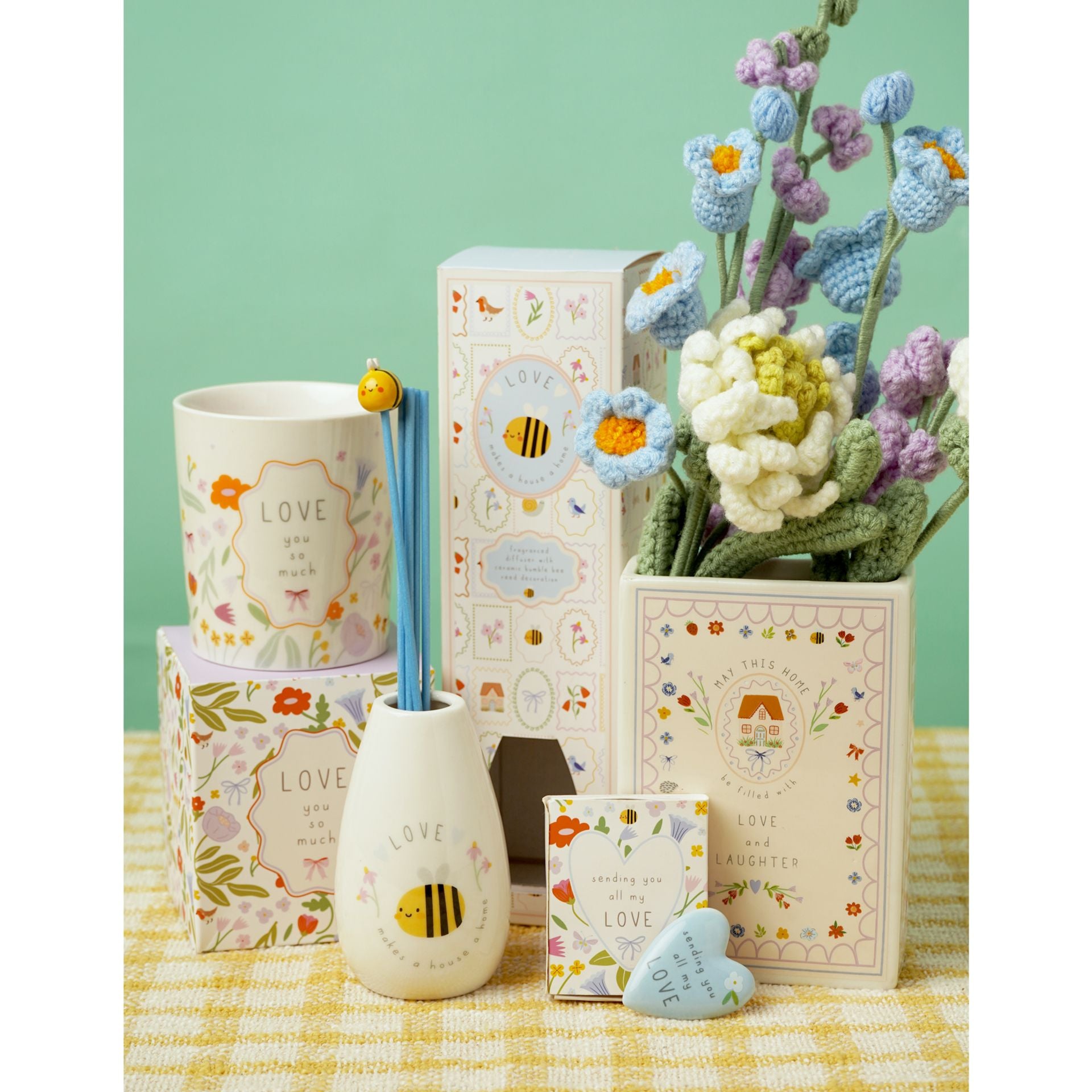 Love Life Ceramic Diffuser - Love Home