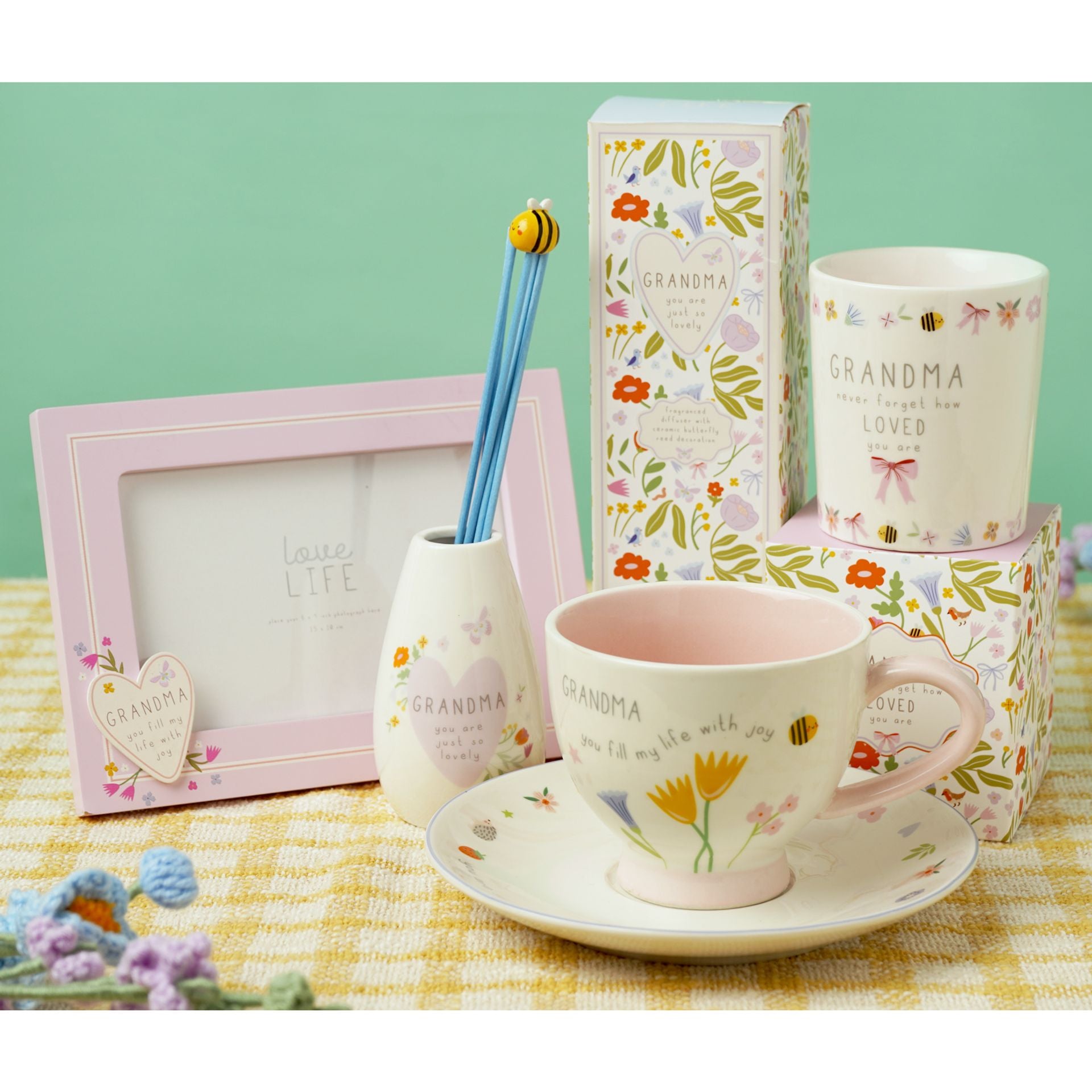 Love Life Cup & Saucer - Grandma
