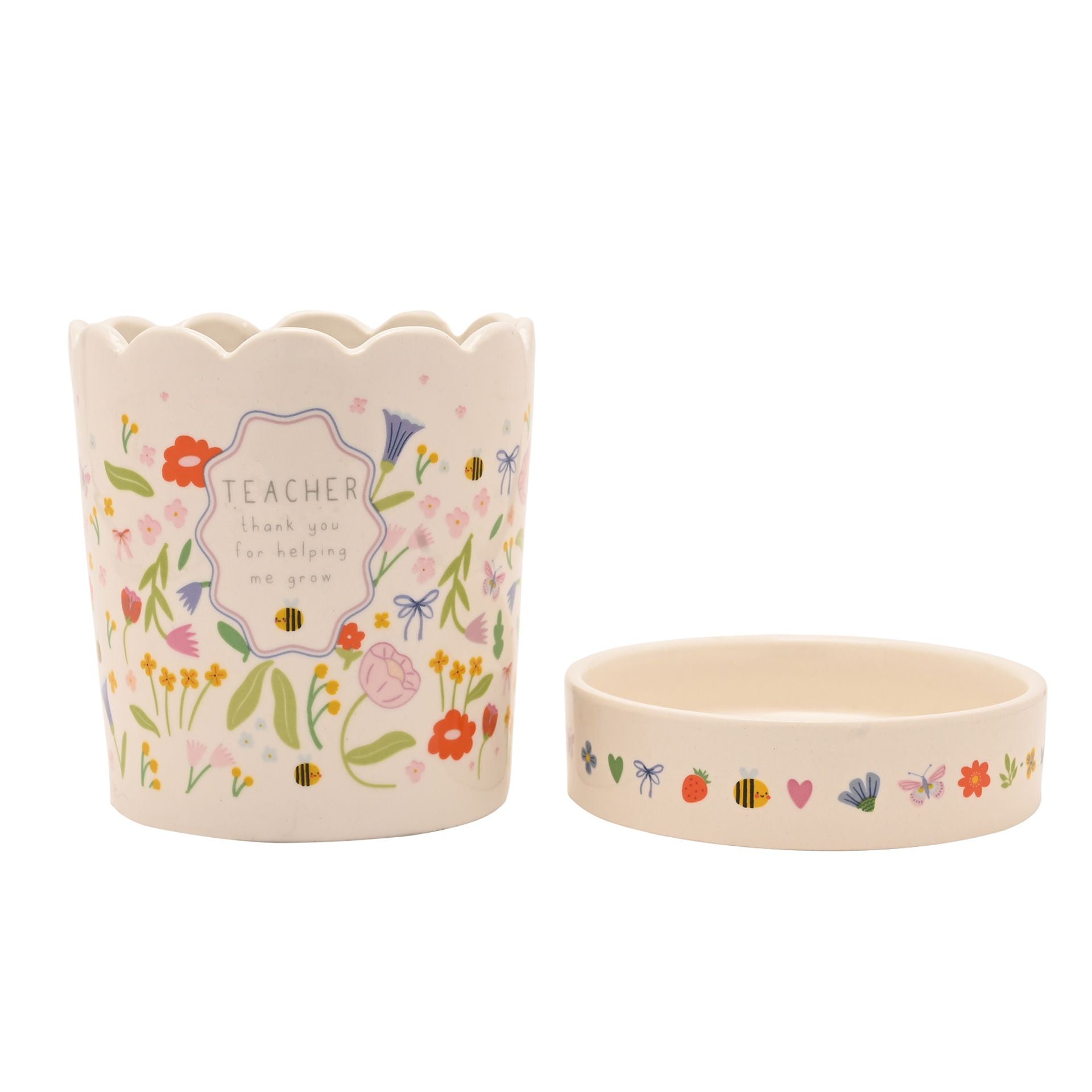 Love Life Plant Pot - Thank You Teacher