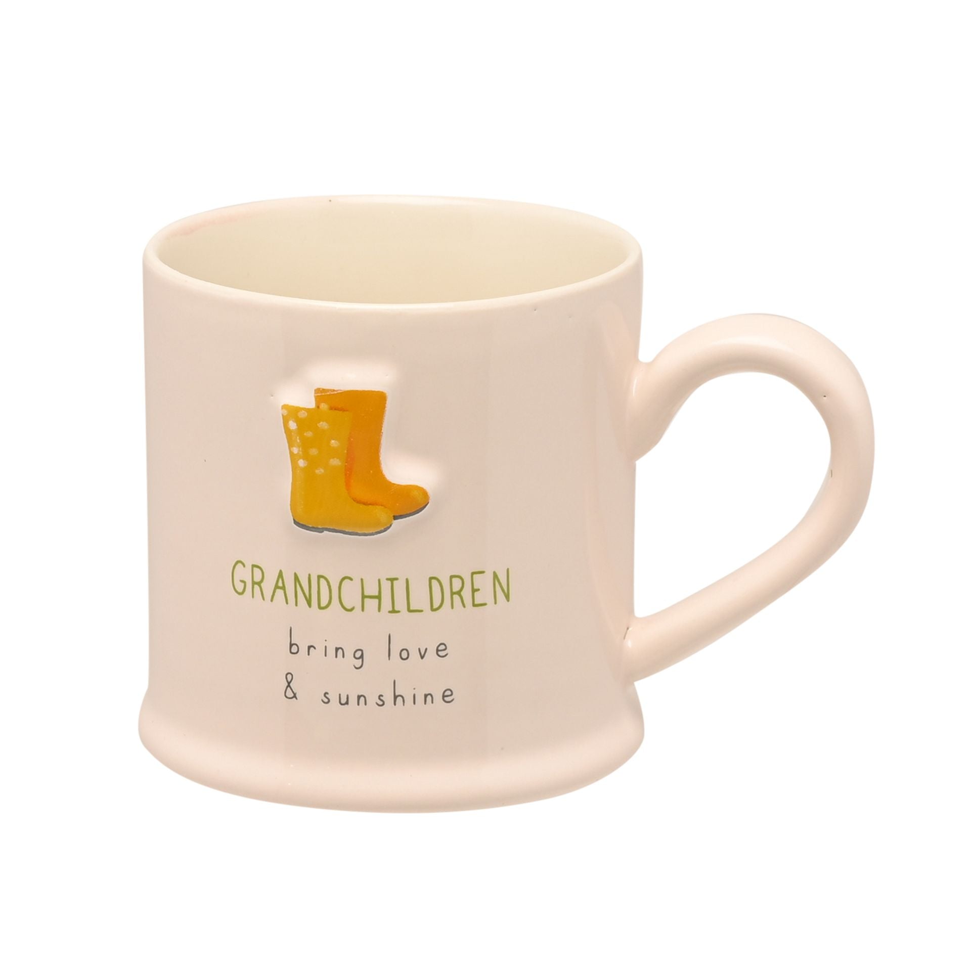 Love Life Embossed Mug - Grandchildren