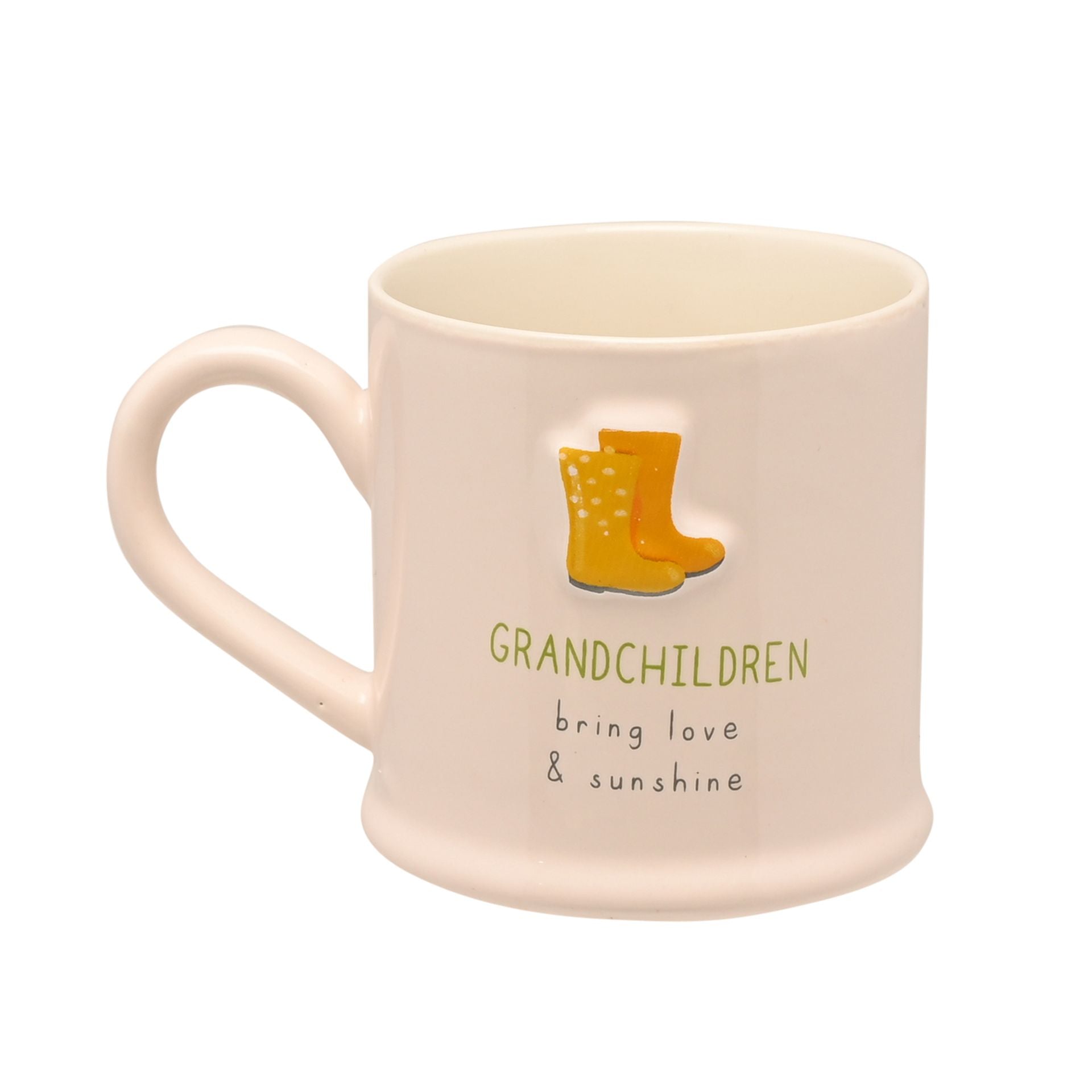 Love Life Embossed Mug - Grandchildren