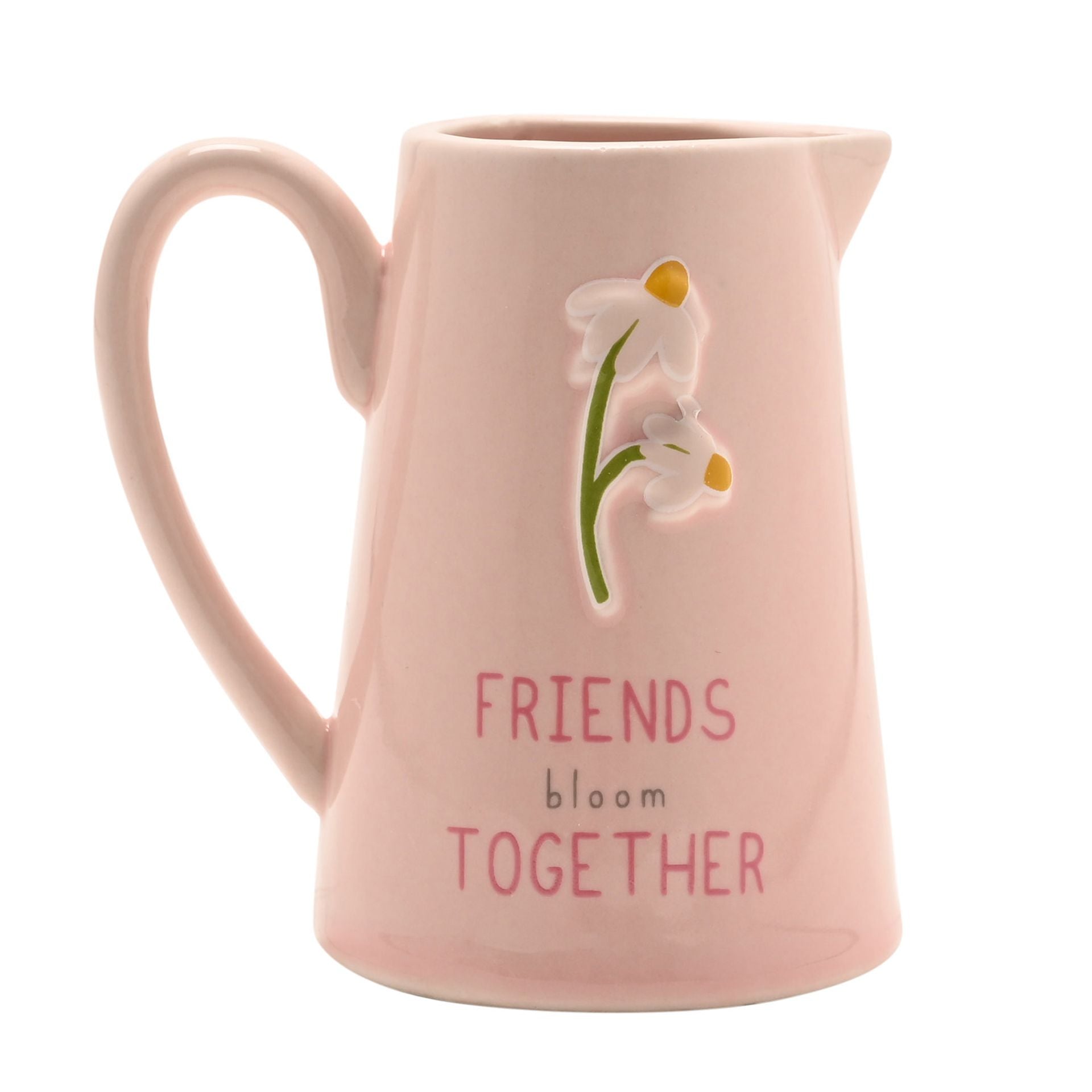Love Life Embossed Jug  - Friends