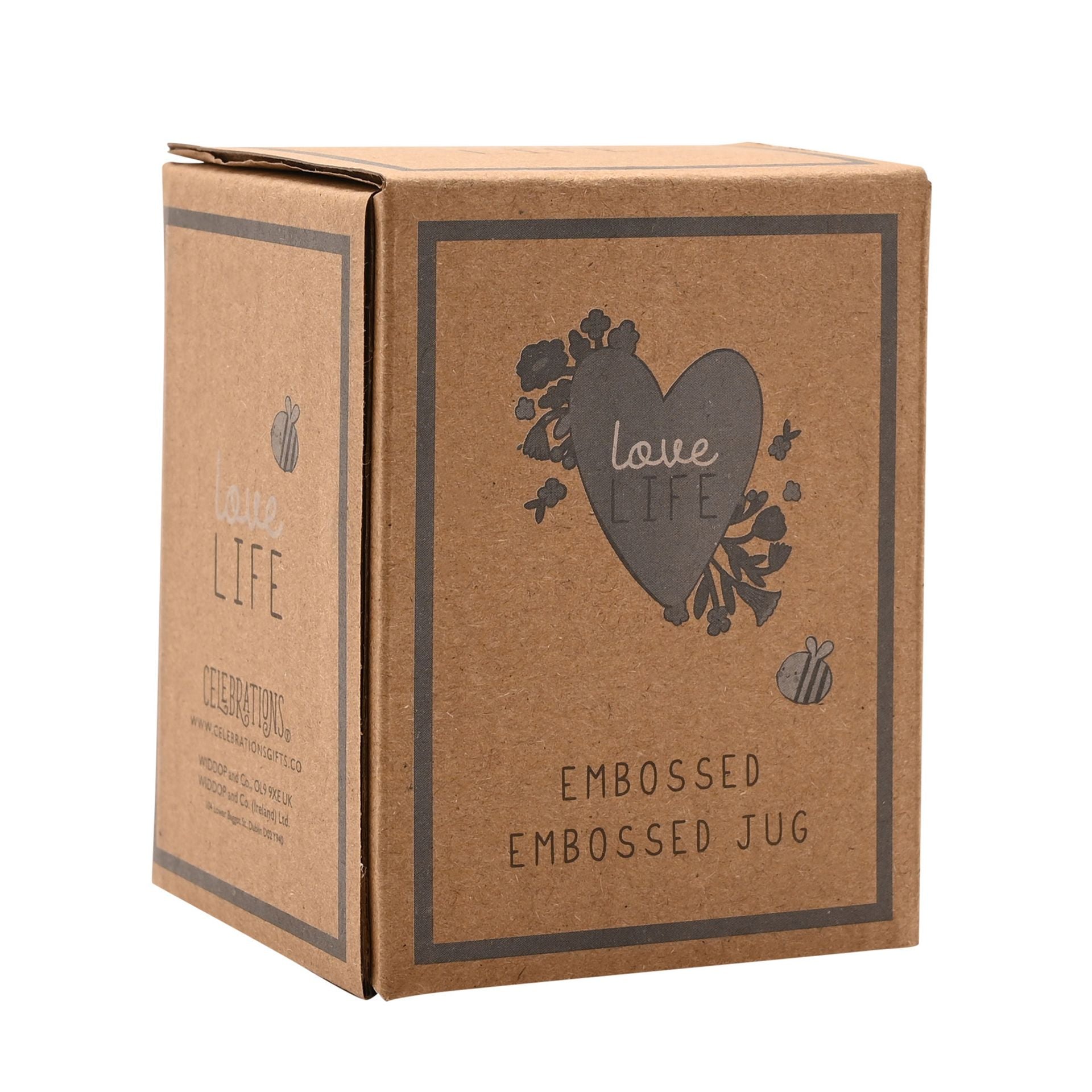 Love Life Embossed Jug  - Friends