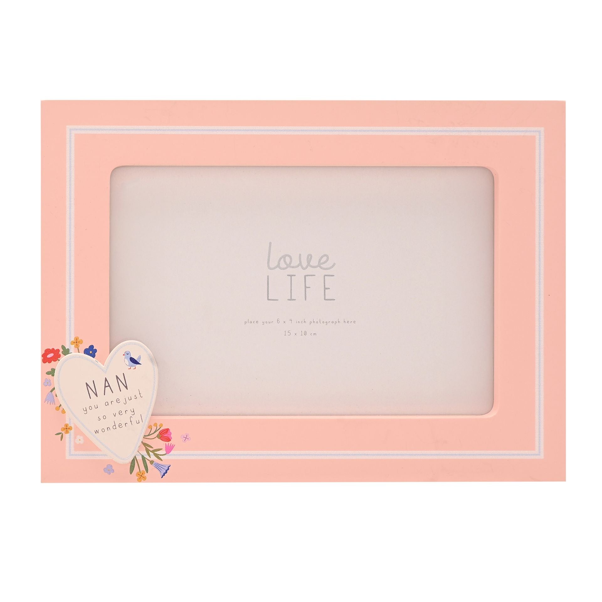 Love Life Heart Frame - Nan