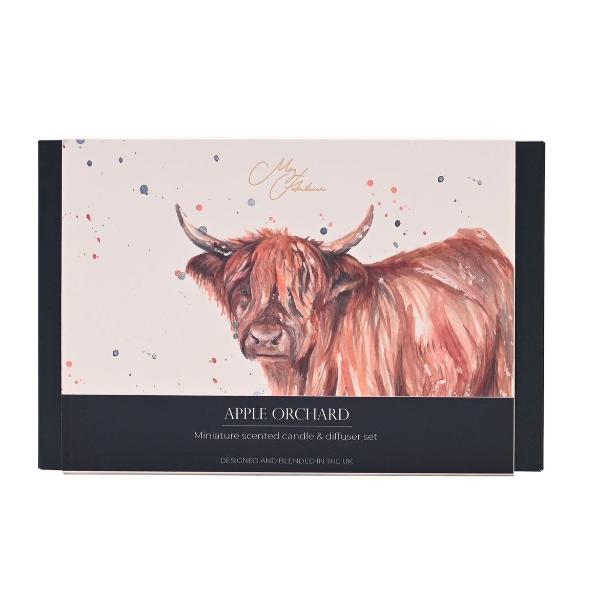 Meg Hawkins Mini Candle & Diffuser Set Highland Cow