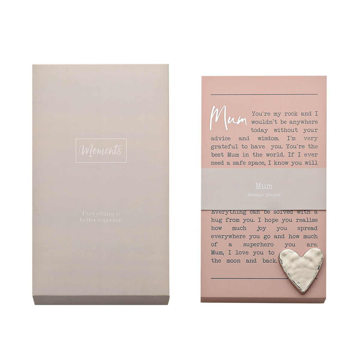 Moments Standing Plaque - Mum