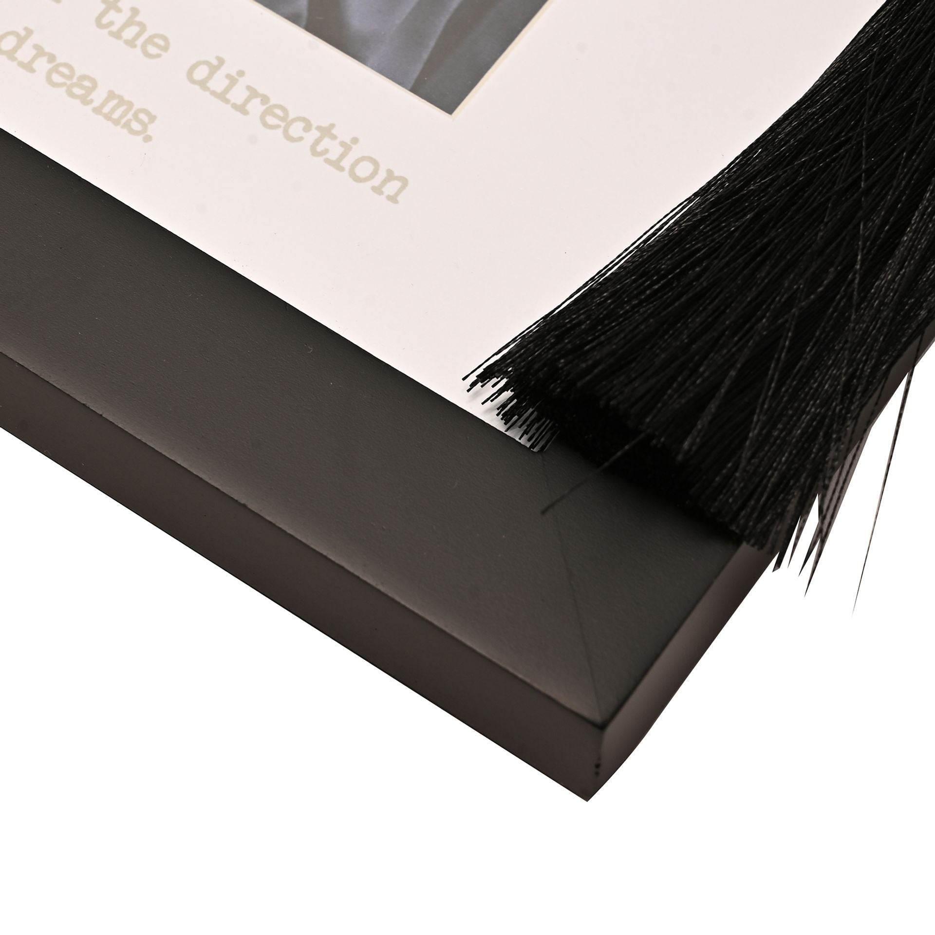 Moments Photo Frame with Tassels Black 4" x 6" - Graduation