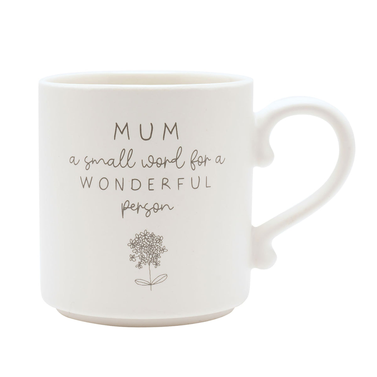 Moments Mug With Inside Words - Mum