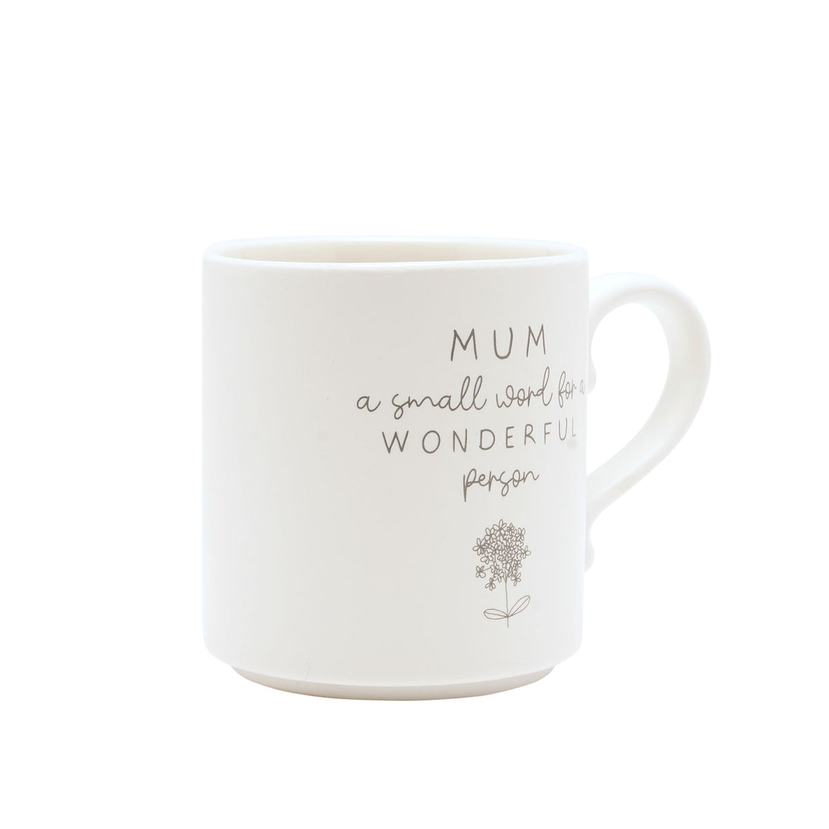 Moments Mug With Inside Words - Mum