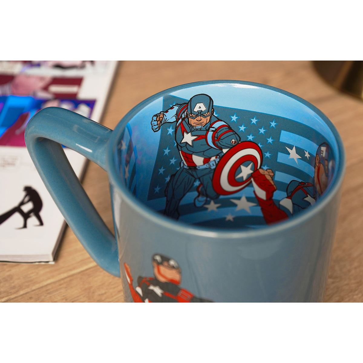 Marvel The Avengers Mug with Inside Decal - Captain America