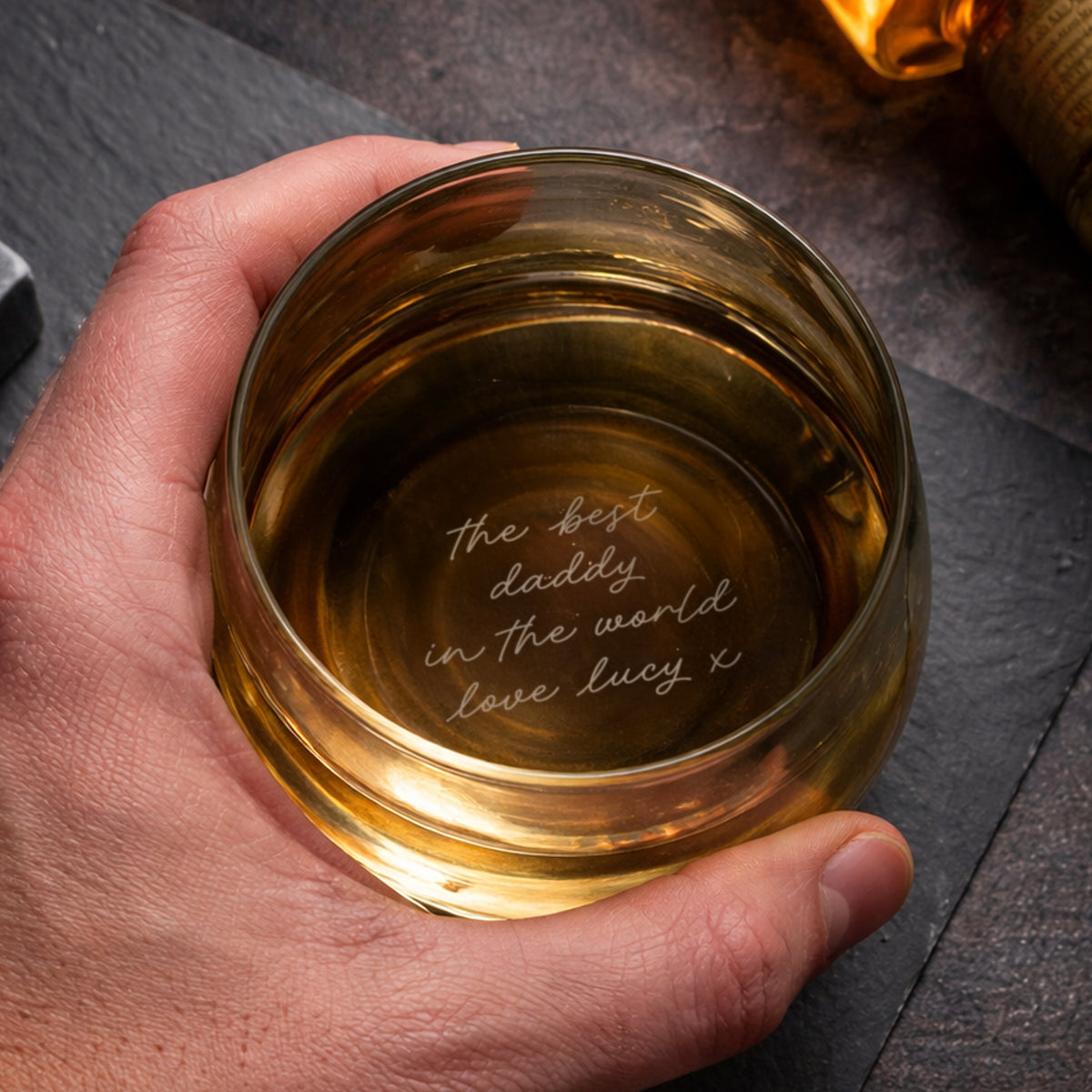 Personalised Base Engraved Secret Message Tumbler