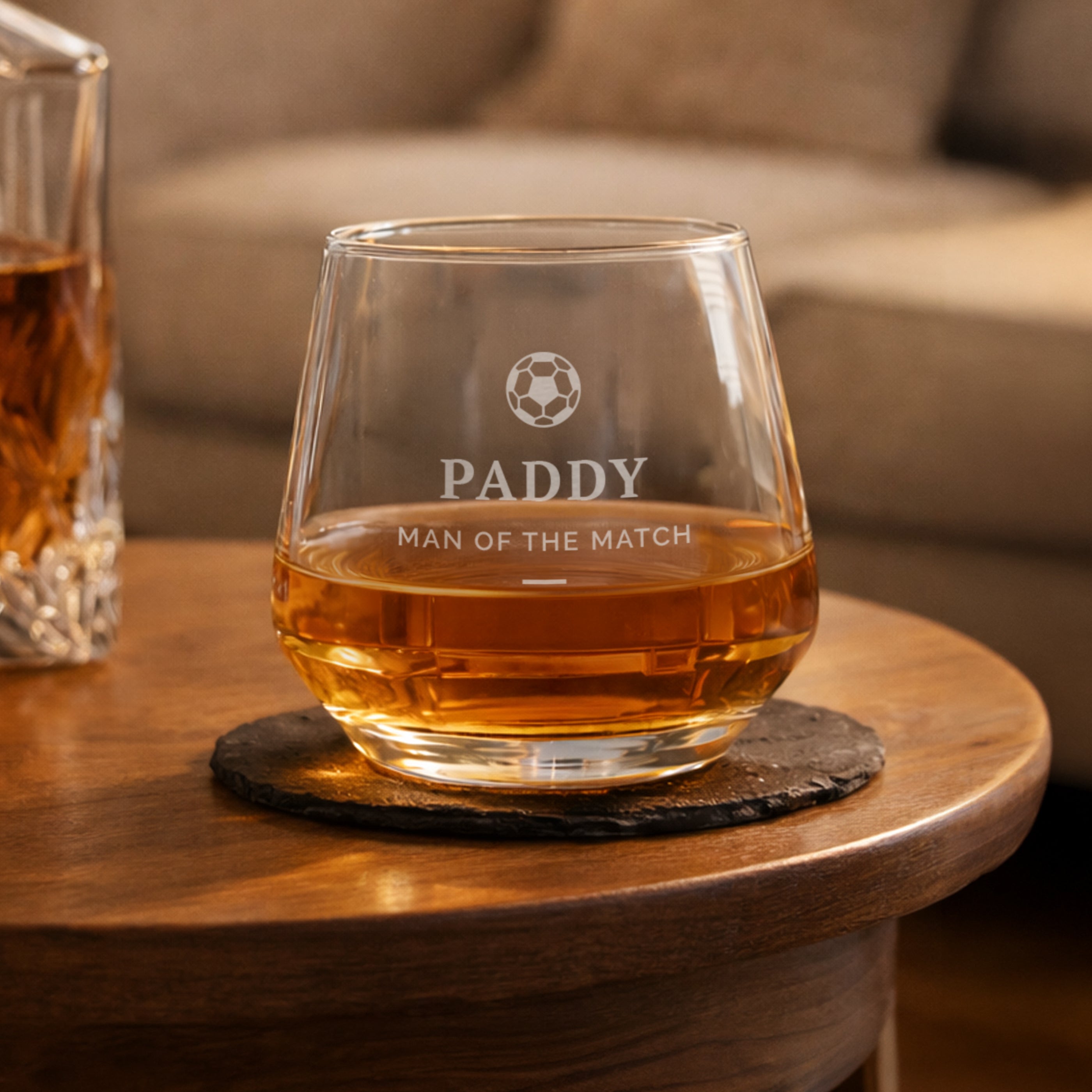 Personalised Football Motif Tumbler