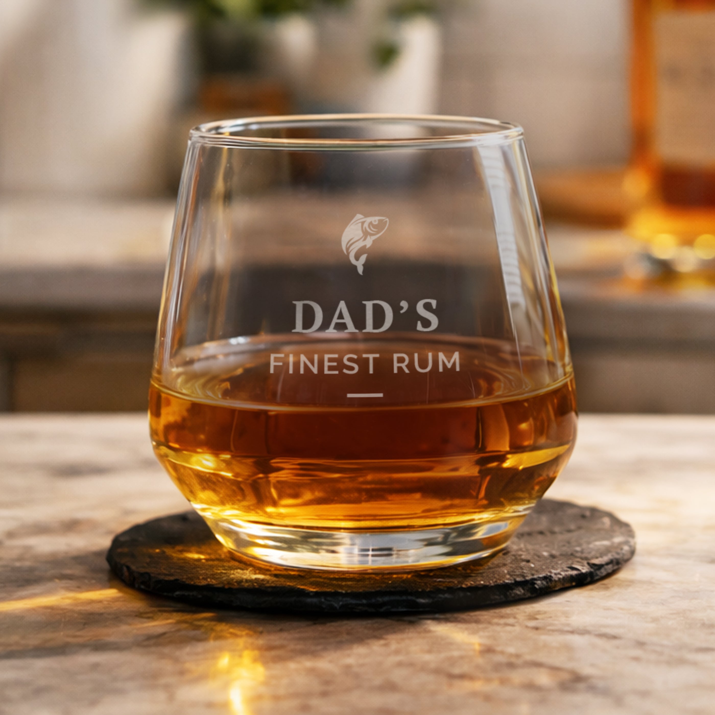 Personalised Fishing Motif Tumbler