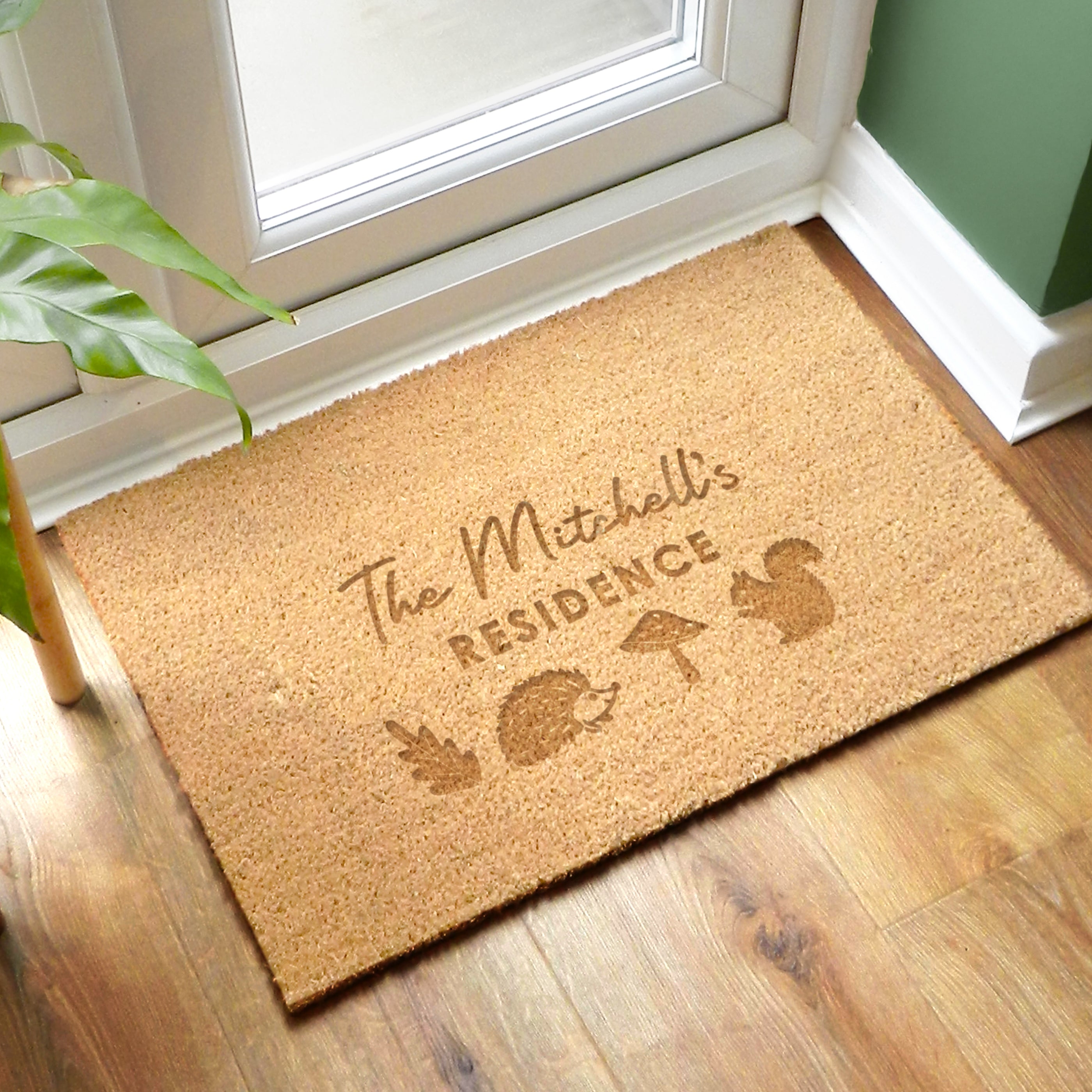 Personalised Autumnal Rectangle Doormat