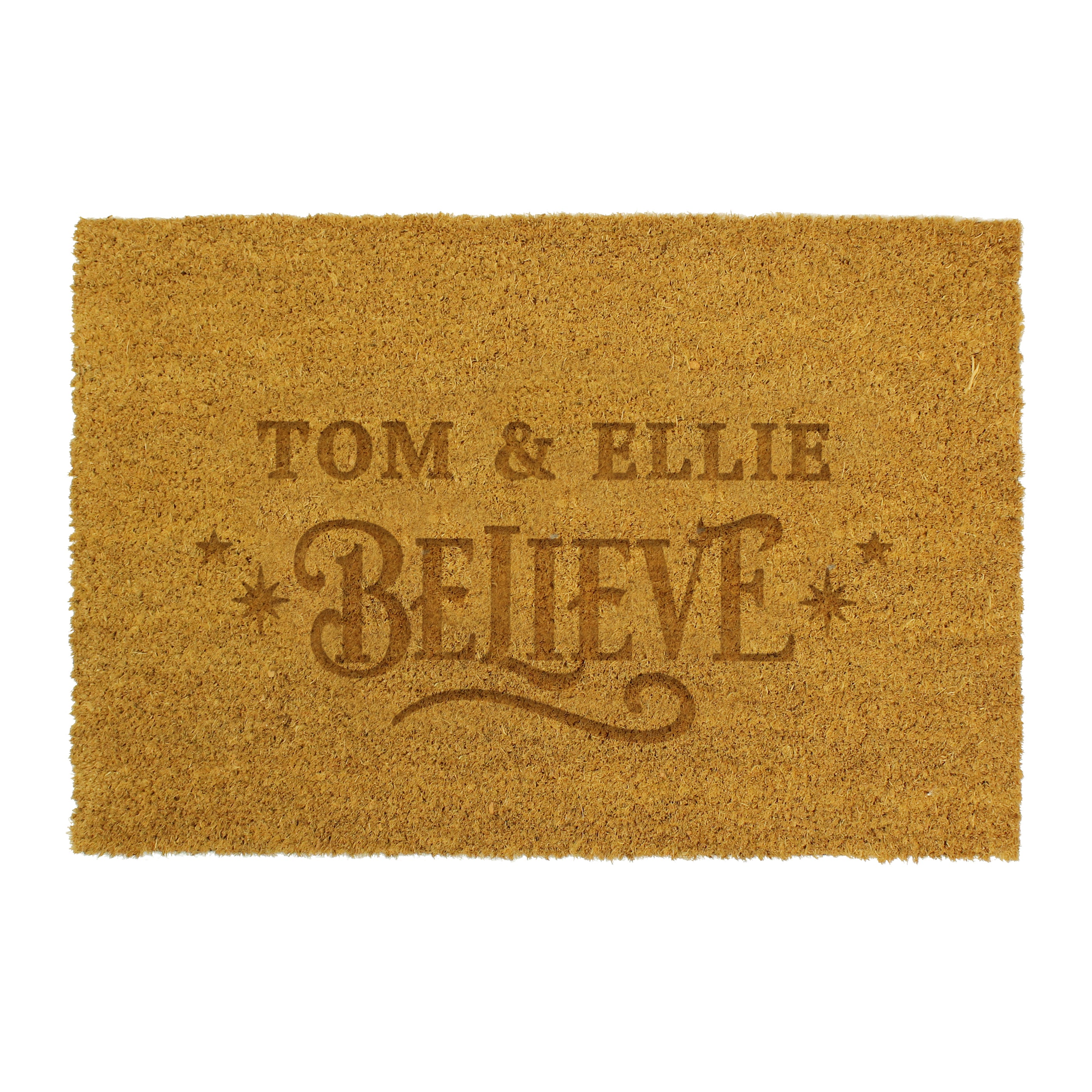 Personalised Believes Rectangle Indoor Doormat