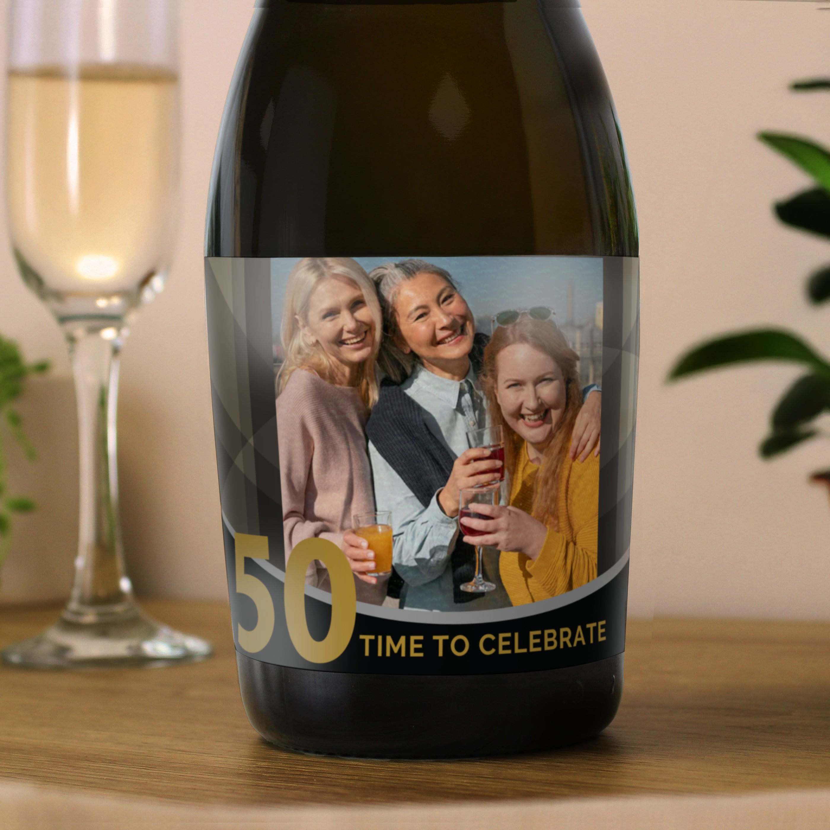 Personalised Photo Upload Birthday Prosecco