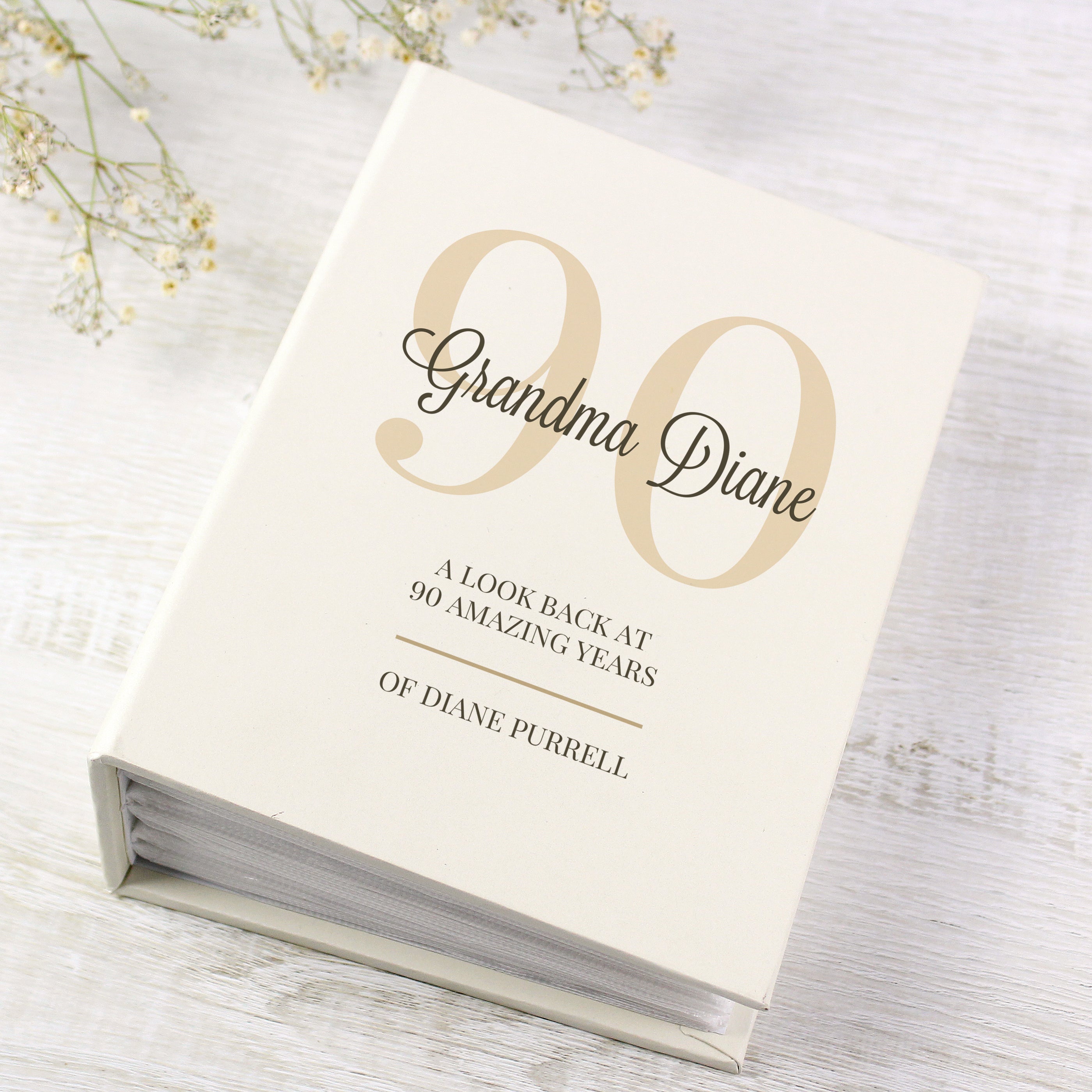 Personalised Big Birthday 6x4 Photo Album with Sleeves