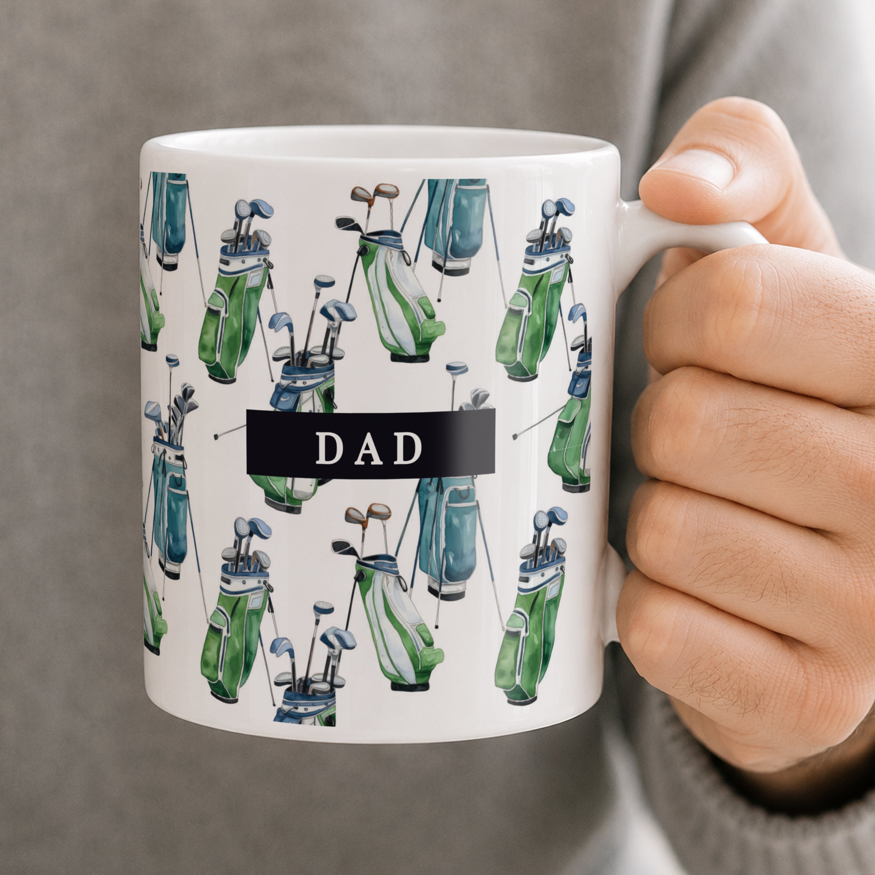 Personalised Golf Bag Mug