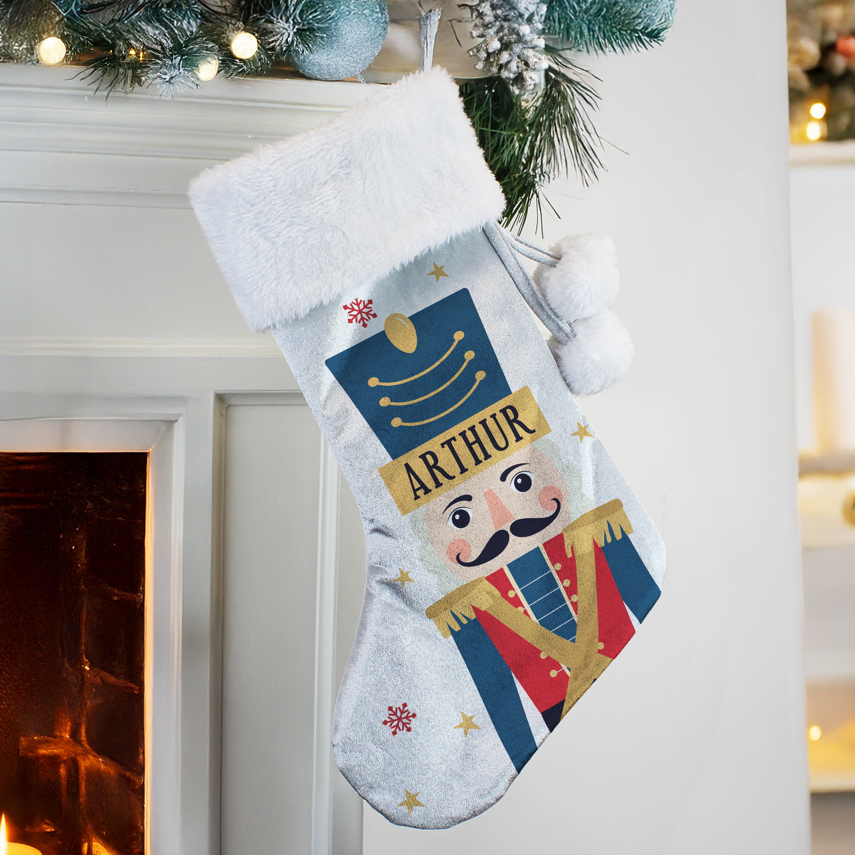 Personalised Nutcracker Christmas Stocking