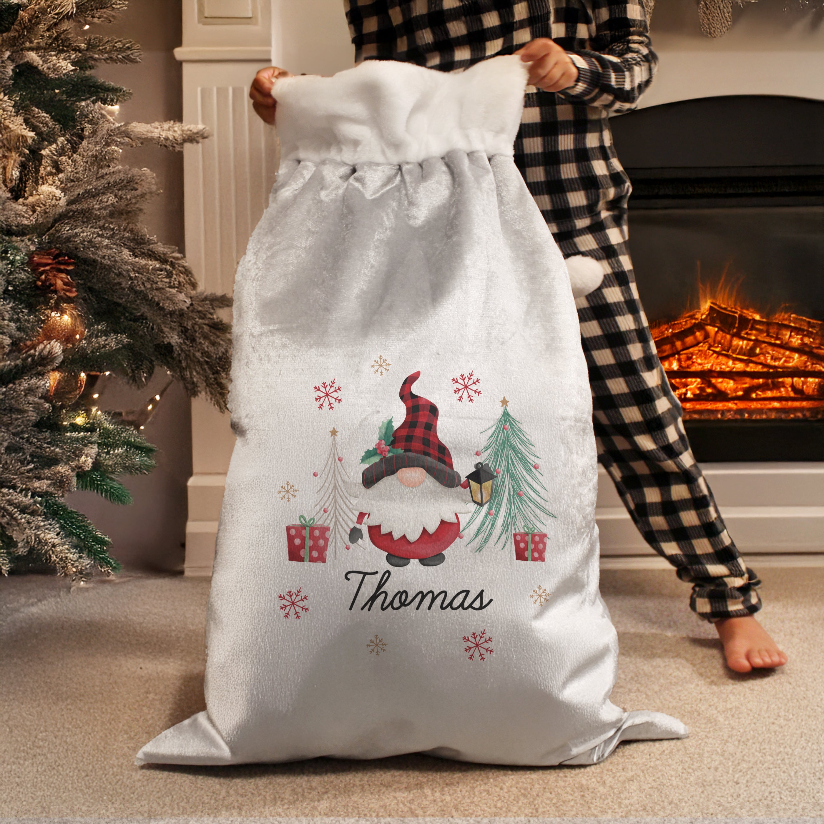 Personalised Gonk Christmas Sack