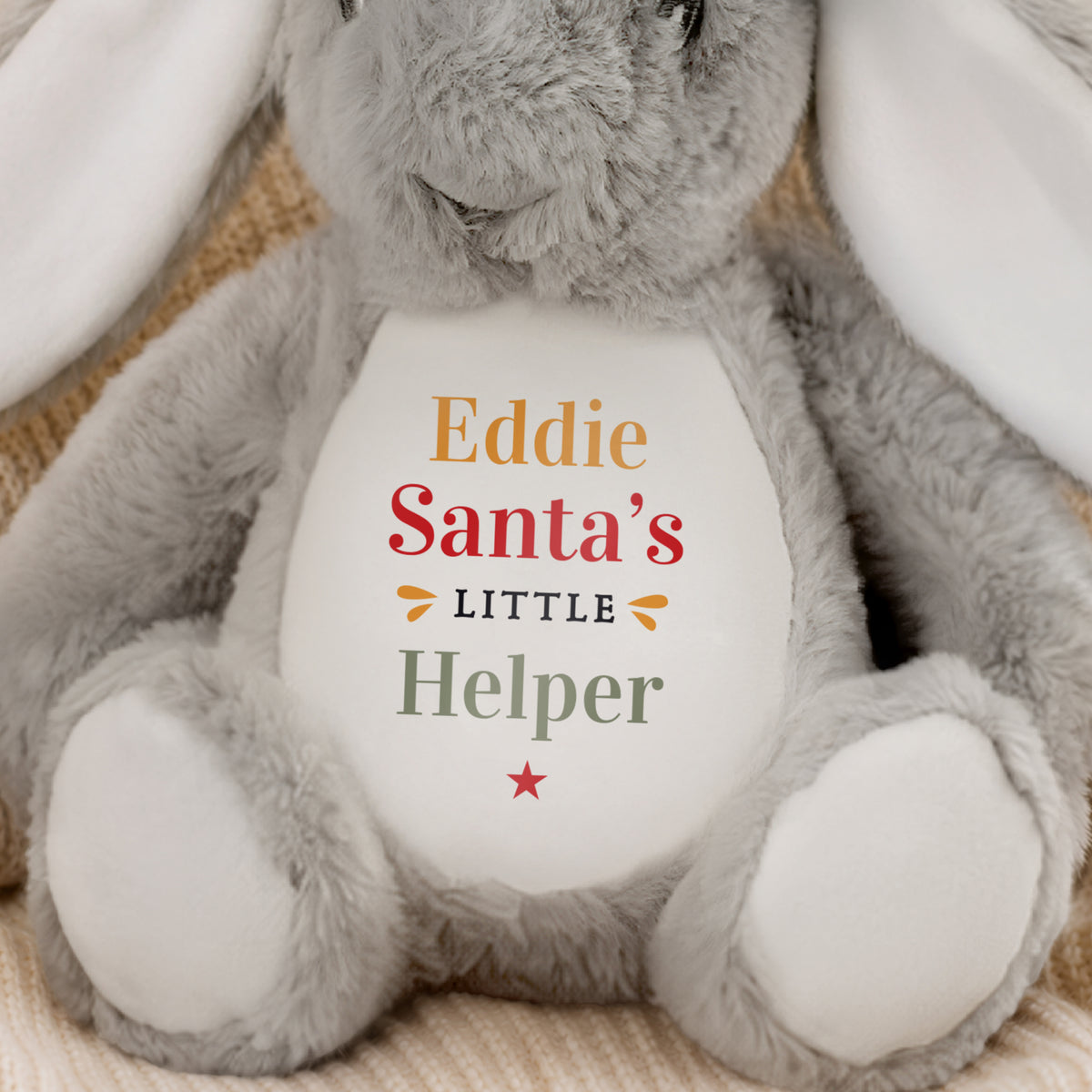 Personalised Santas Little Helper Bunny