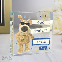 Personalised Boofle Stars Crystal Token