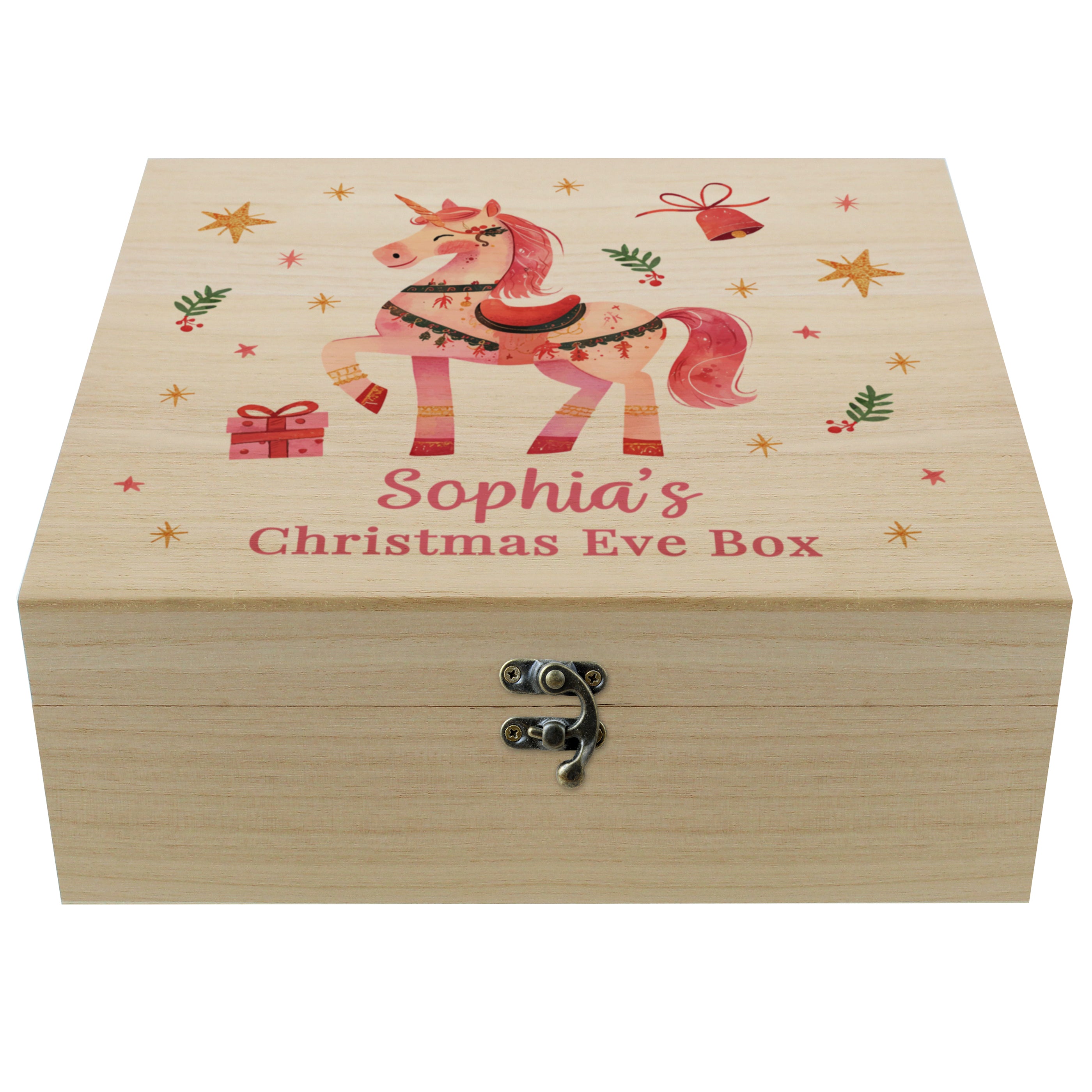 Personalised Unicorn Christmas Eve Box