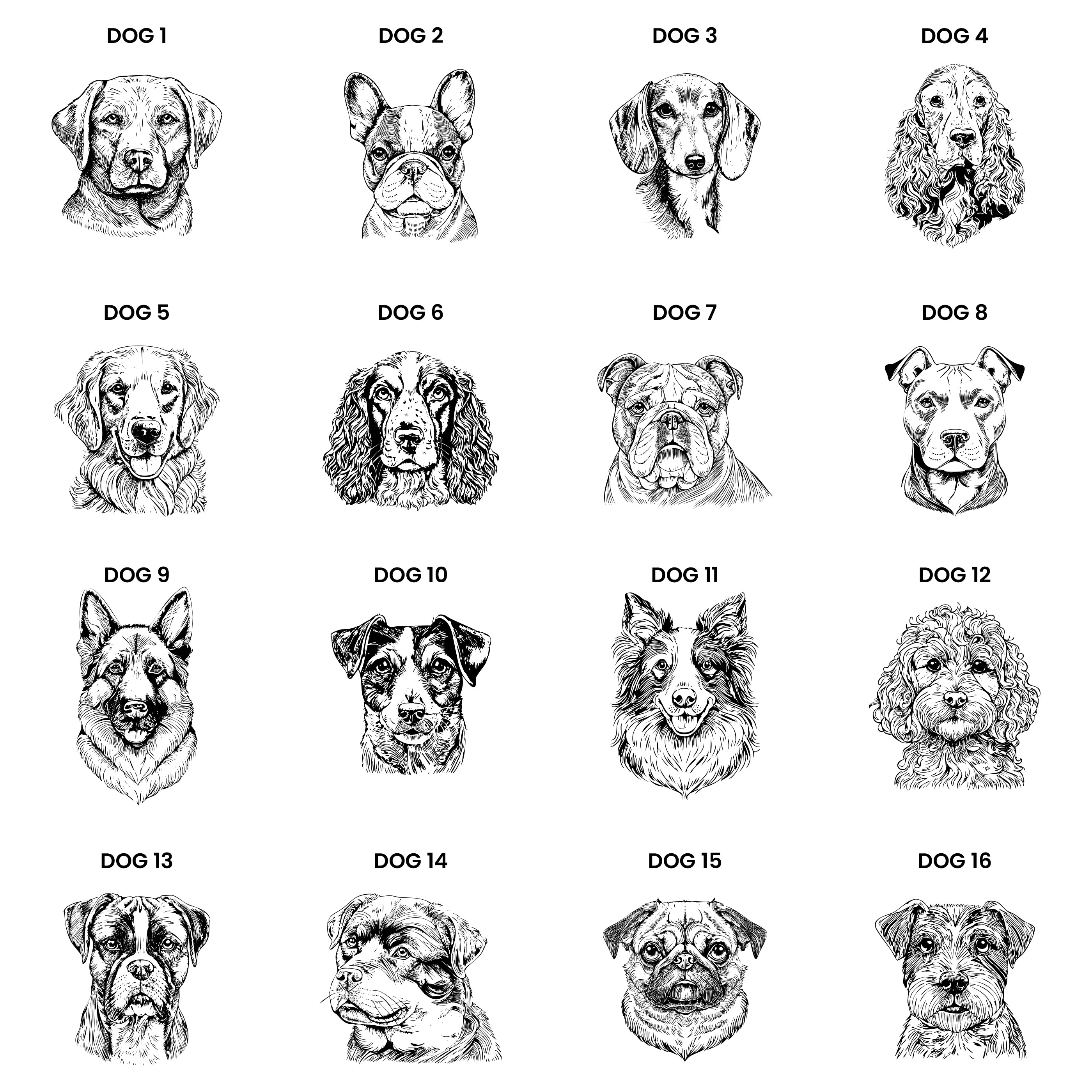 Personalised Dog Breed White Wooden Storage Box