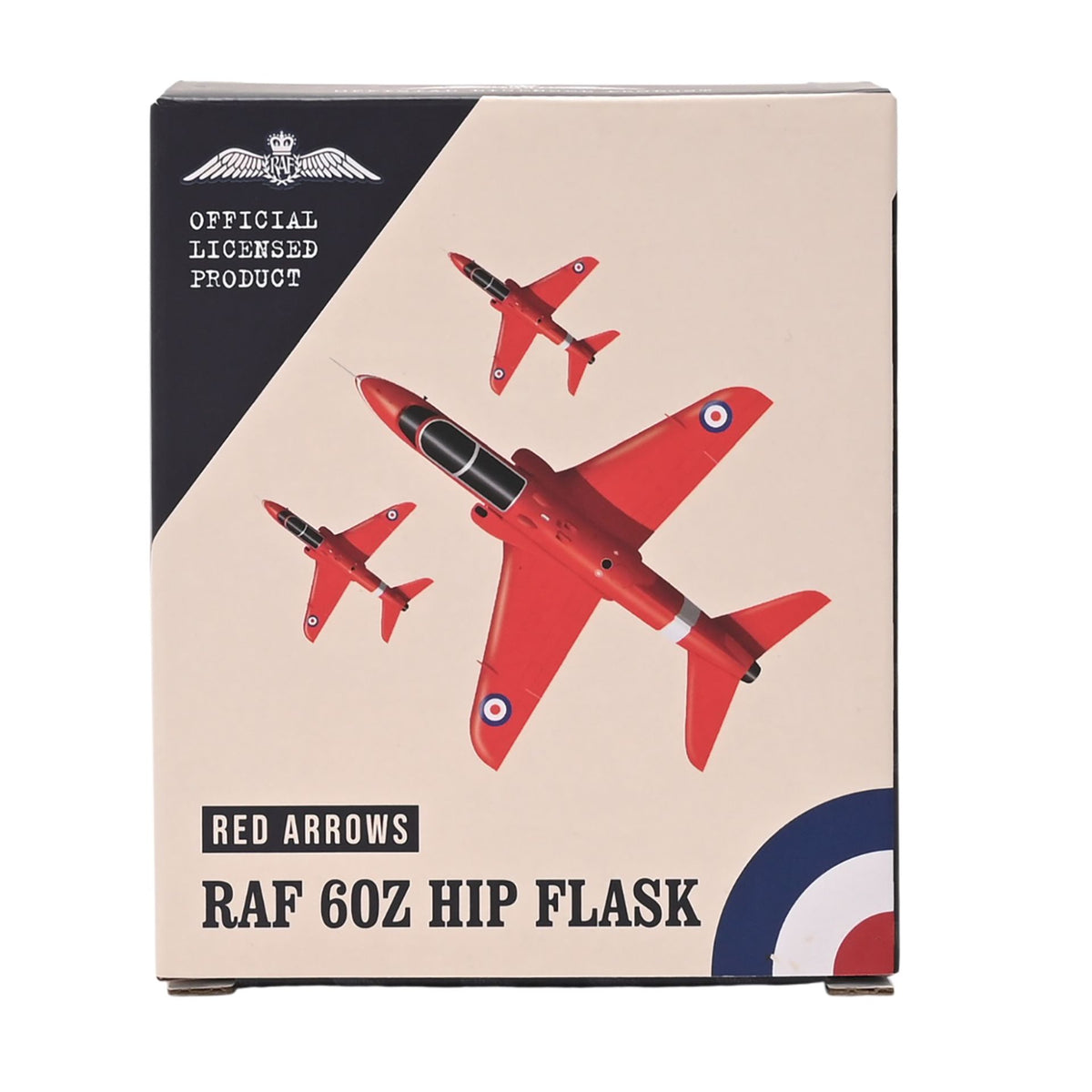 RAF 6oz Hip Flask - Red Arrows