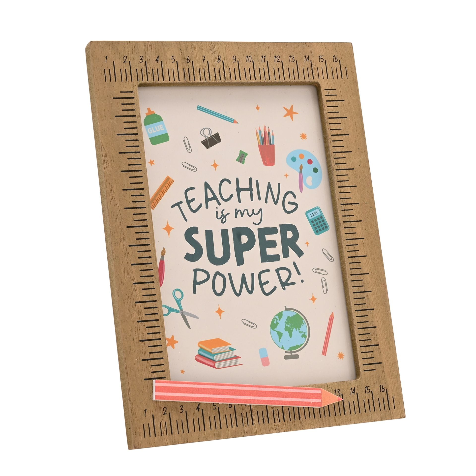 School Years Framed Plaque - Teaching Is My Super Power