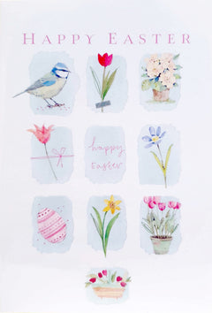 Little Easter Bird Card -  Birds and Flower