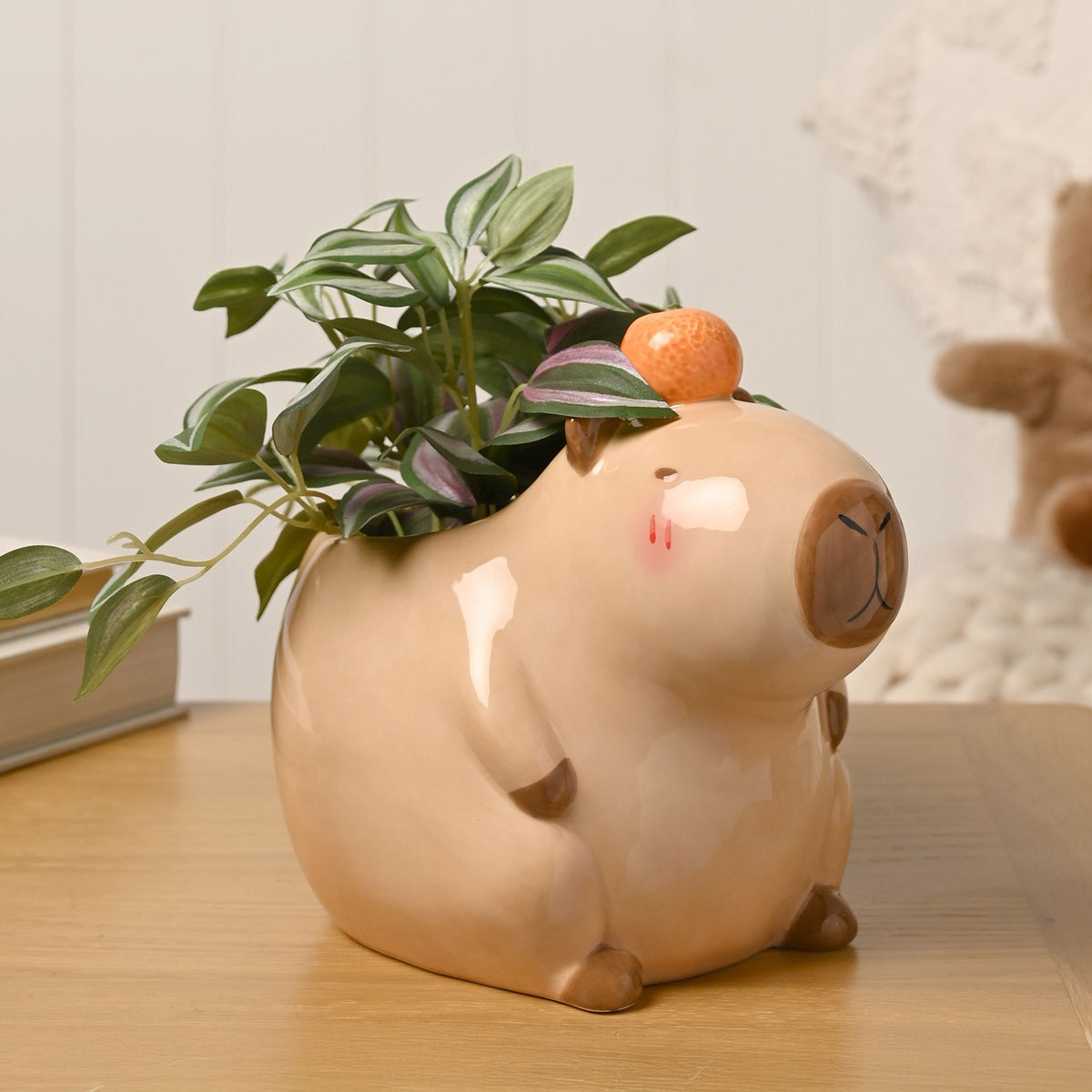 The Feel Good Club Capybara Plant Pot - Large
