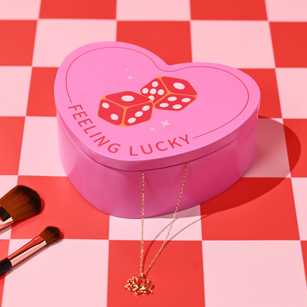 The Feel Good Club Lucky Heart Storage Box