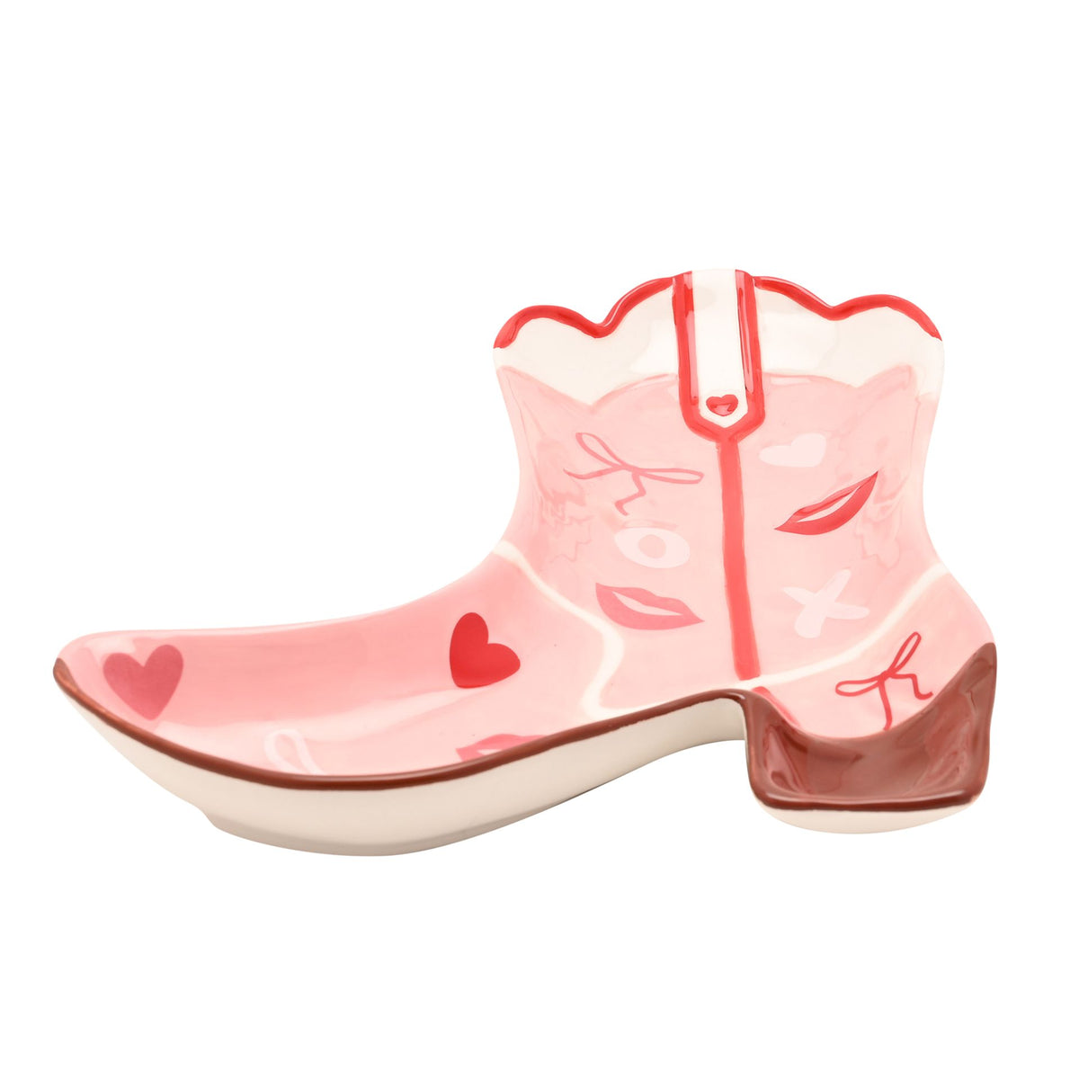 The Feel Good Club Cowgirl Boot Shaped Plate